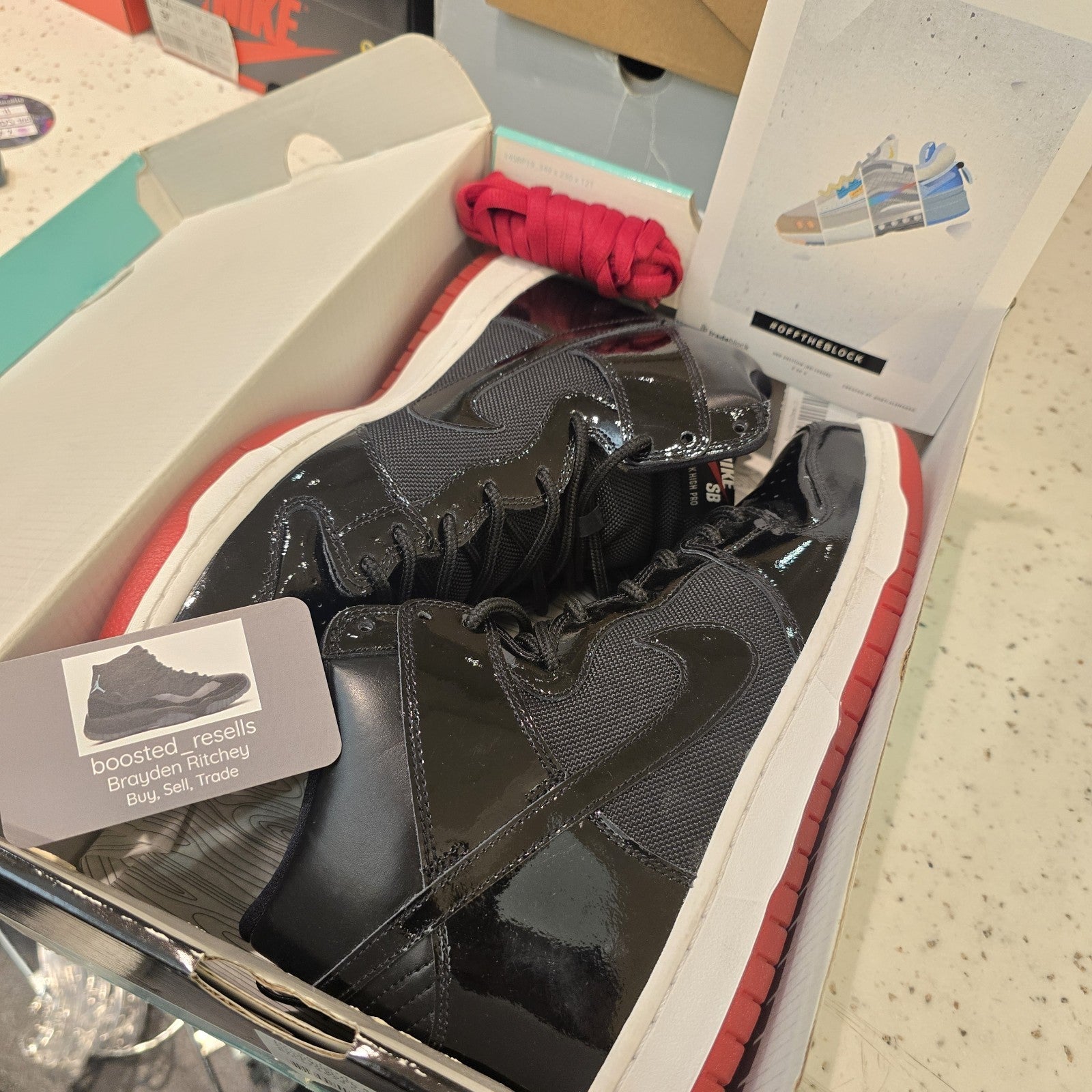 Size 11 - Nike Dunk SB High Rivals Pack Bred