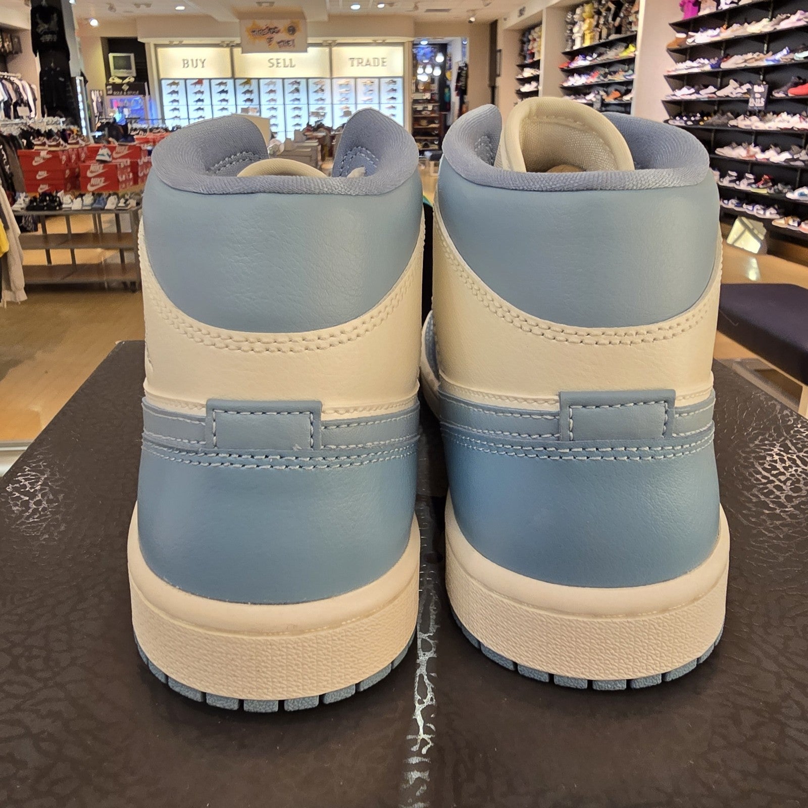 Size 7 - Air Jordan 1 Mid University Blue Women's