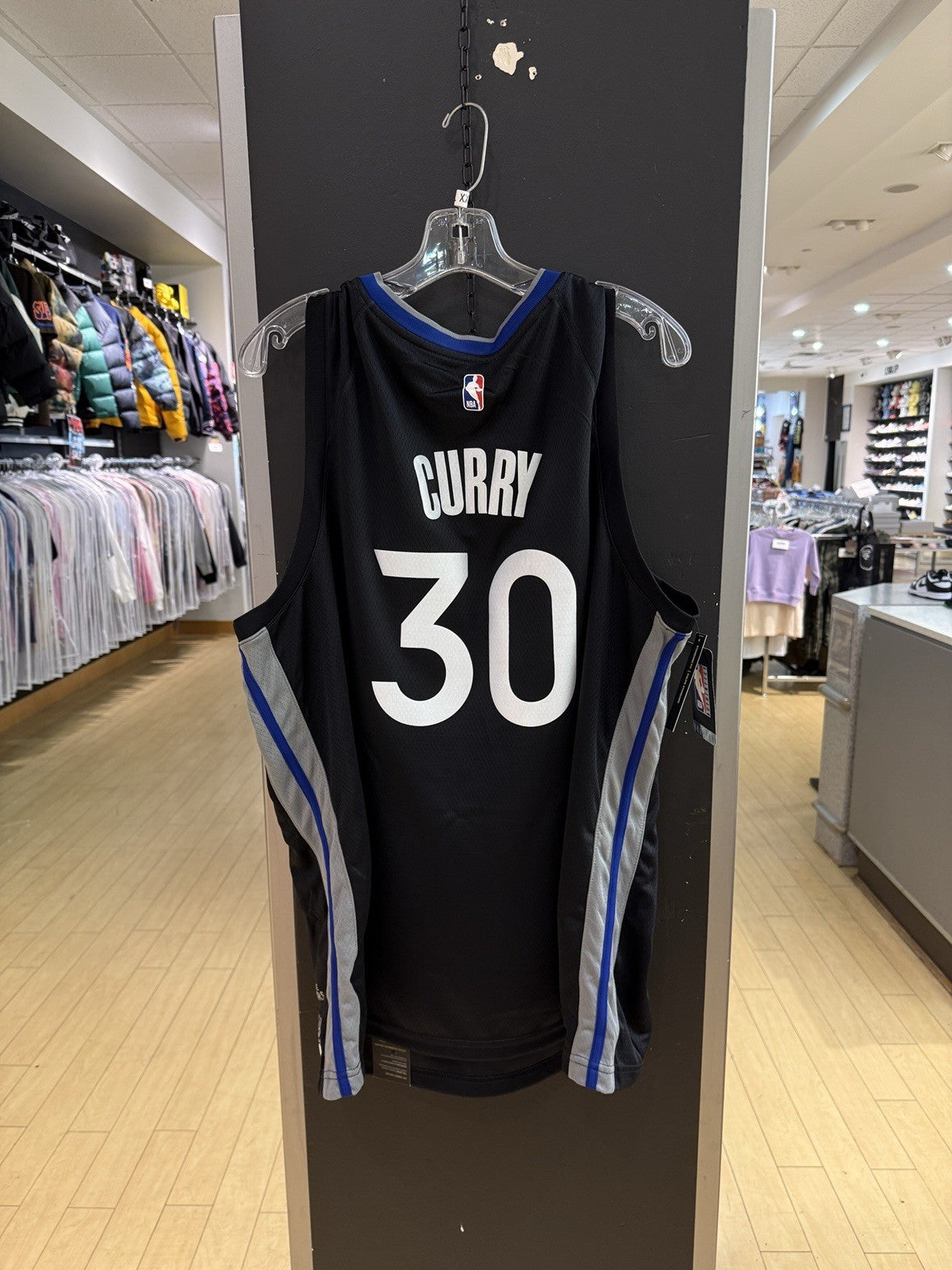 Nike NBA Golden State Warriors Stephen Curry Basketball Jersey Sz XXL