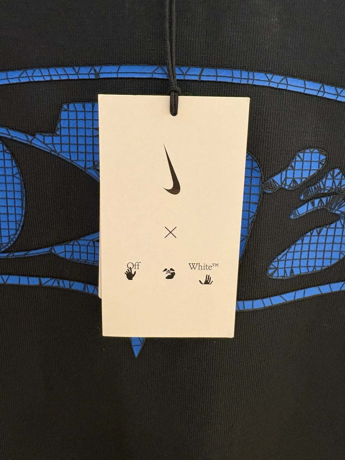 Nike X Off-White 005 Virgil ABLOH tee T-shirt Black Size 2XL