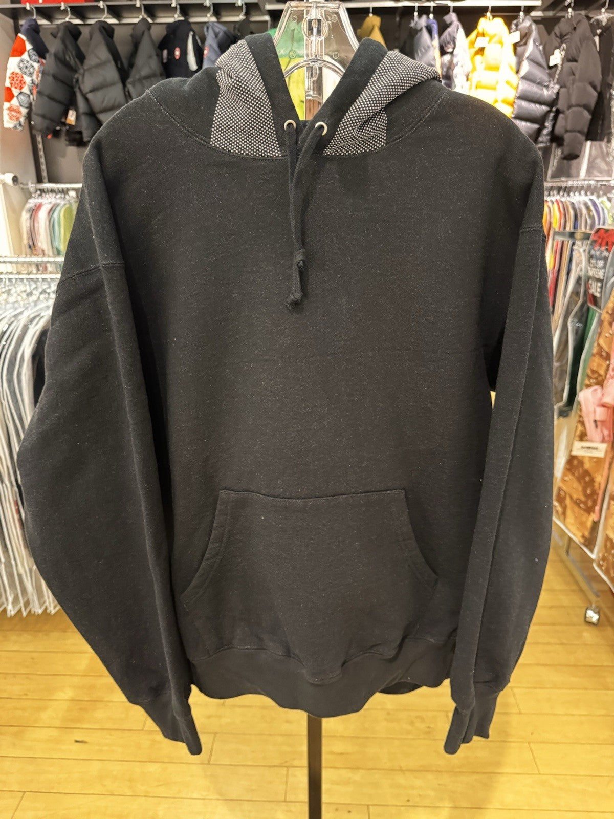 Supreme Jacquard Stripe Hooded Sweatshirt Size M