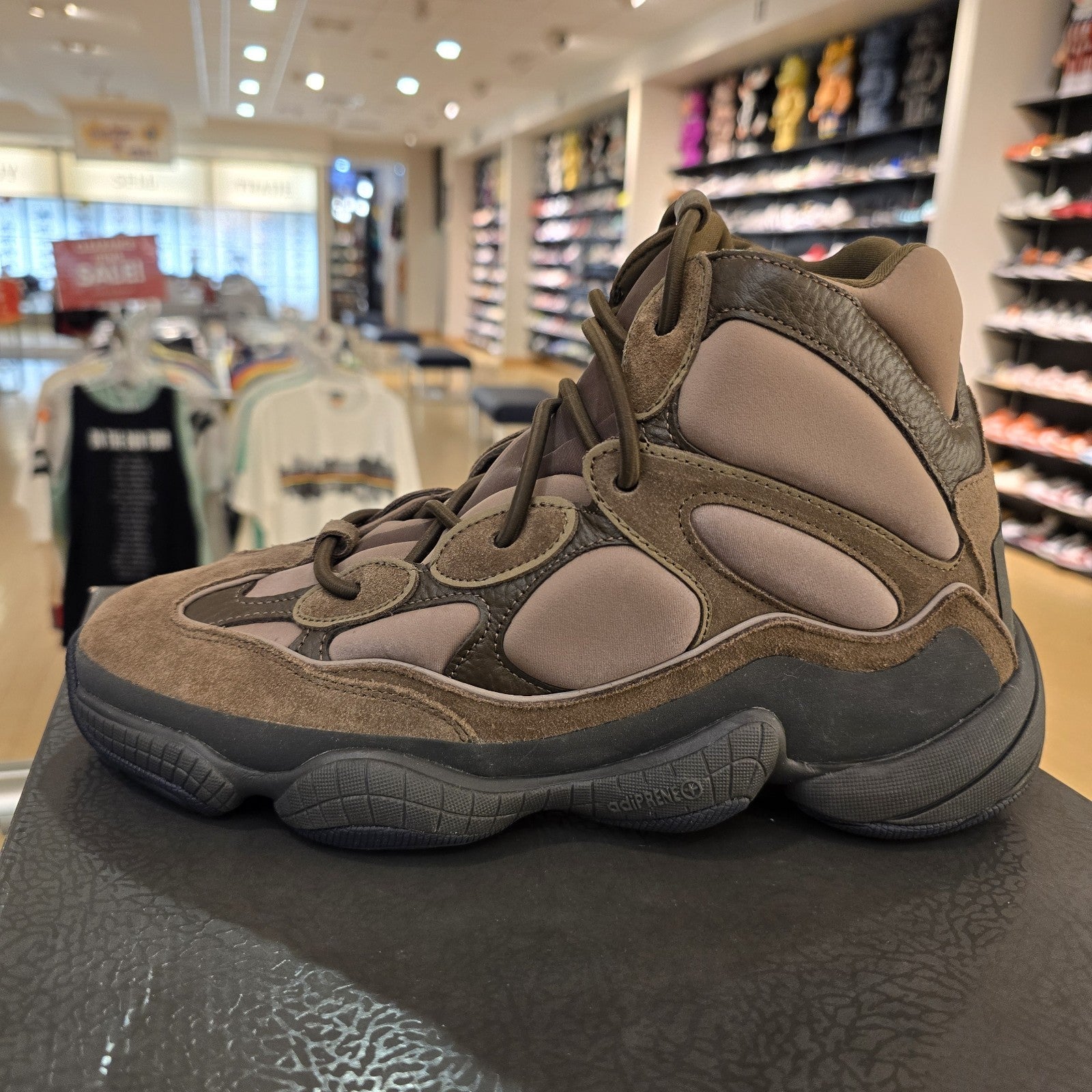 Size 11.5 - Adidas Yeezy 500 High Taupe Black