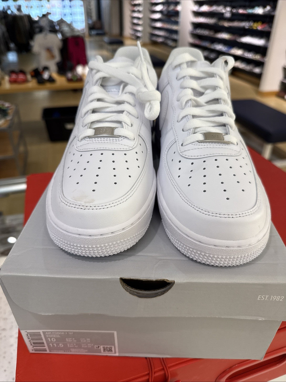 Size 10 - Nike Air Force 1 '07 Low Triple White