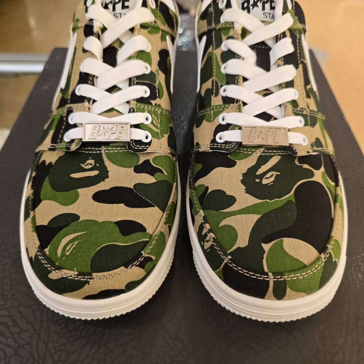 Size 12 - A Bathing Ape Bape Sta Low ABC Camo 20th Anniversary Green