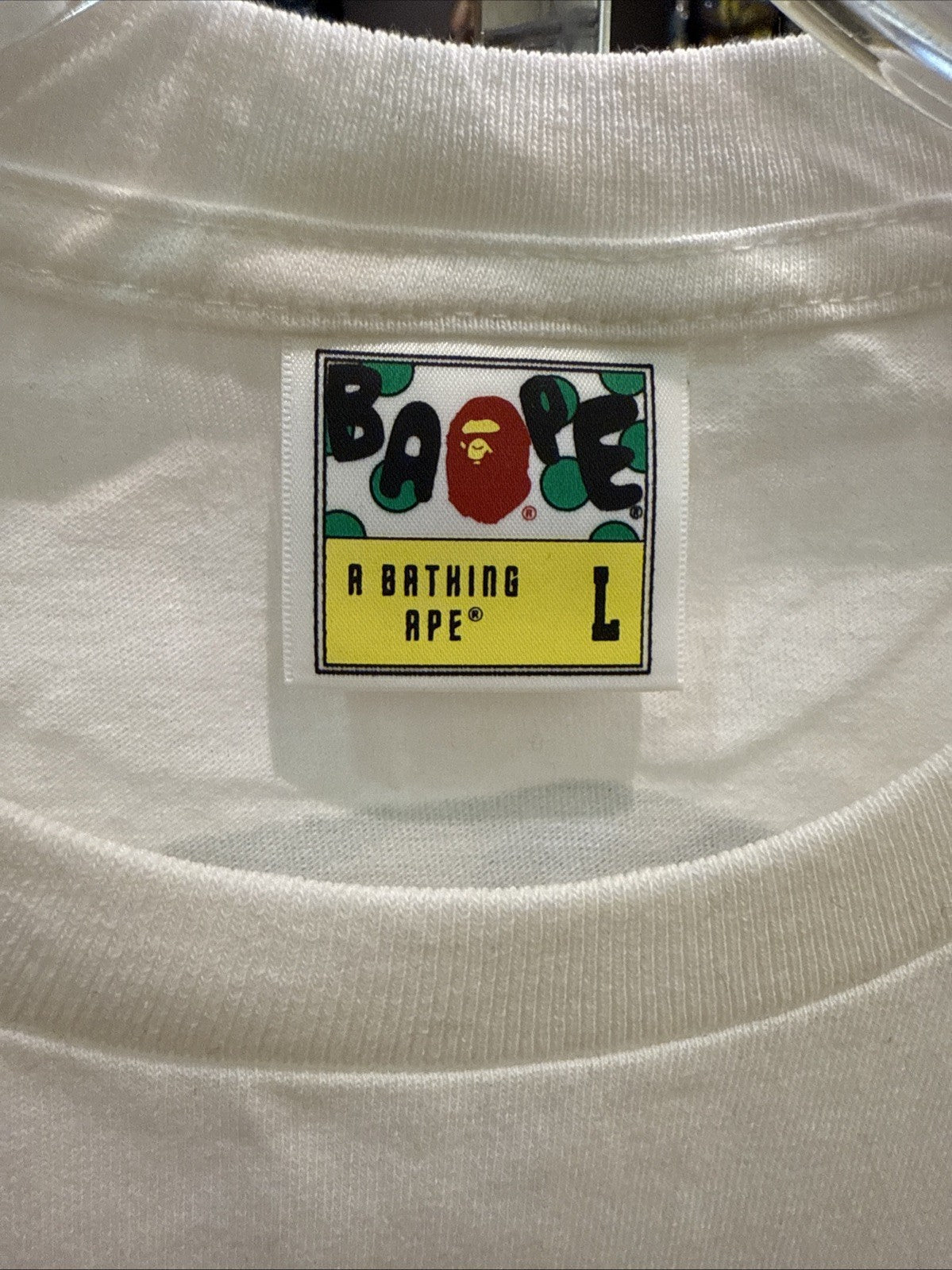 A Bathing Ape BAPE Camo Ape Head Tee Men’s Sz L