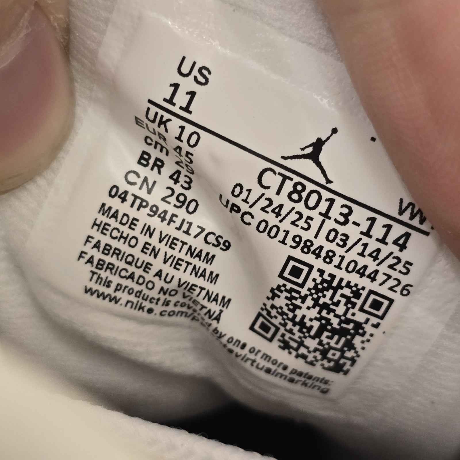 Size 11 - Air Jordan 12 Retro 2025 French Blue