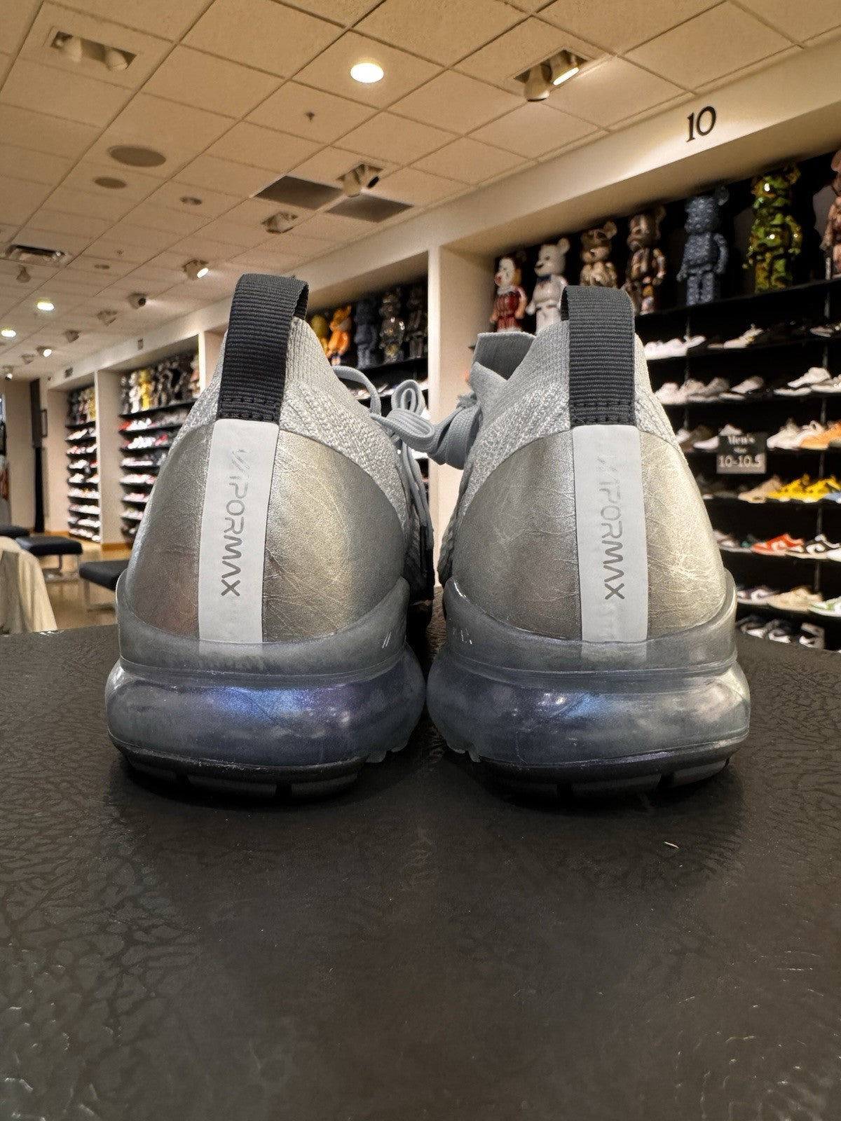 Nike Air VaporMax Flyknit 3 Reflective Silver  NO LID Women's Size 12/10.5M