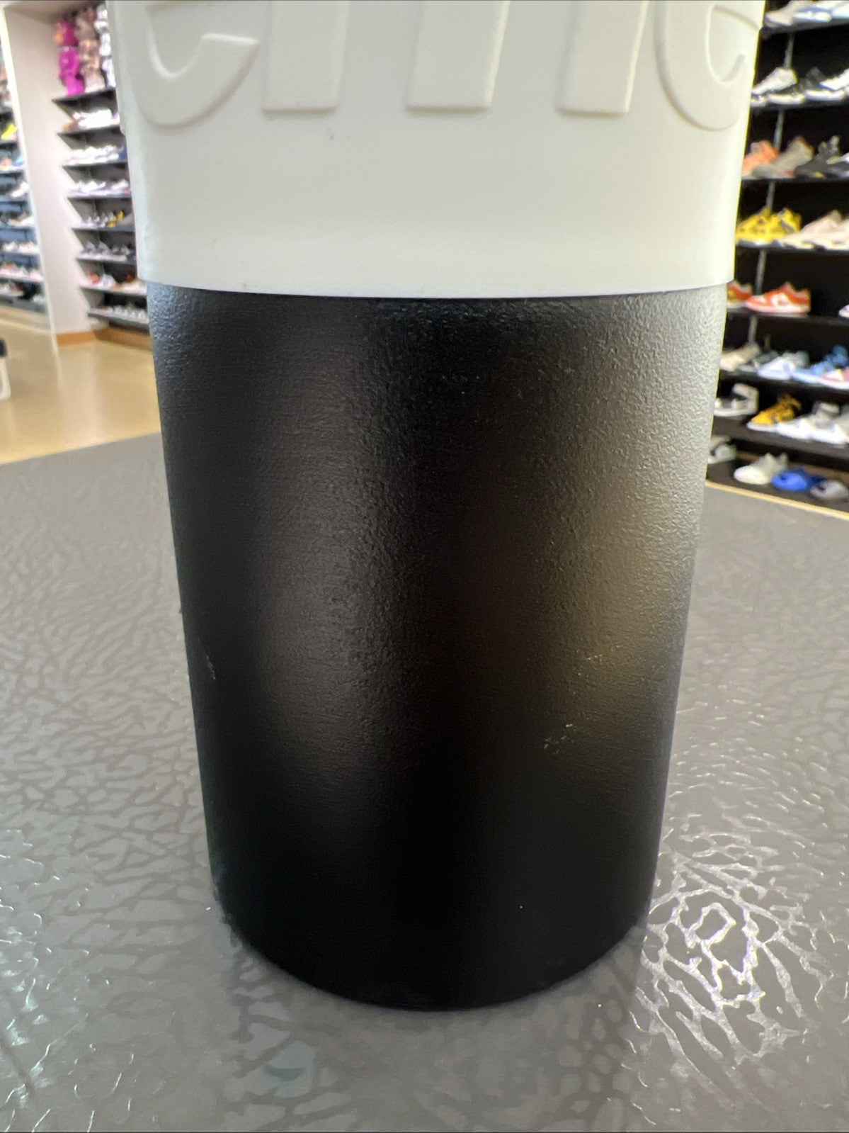 Supreme SIGG Water Bottle Black Grey DEFECT