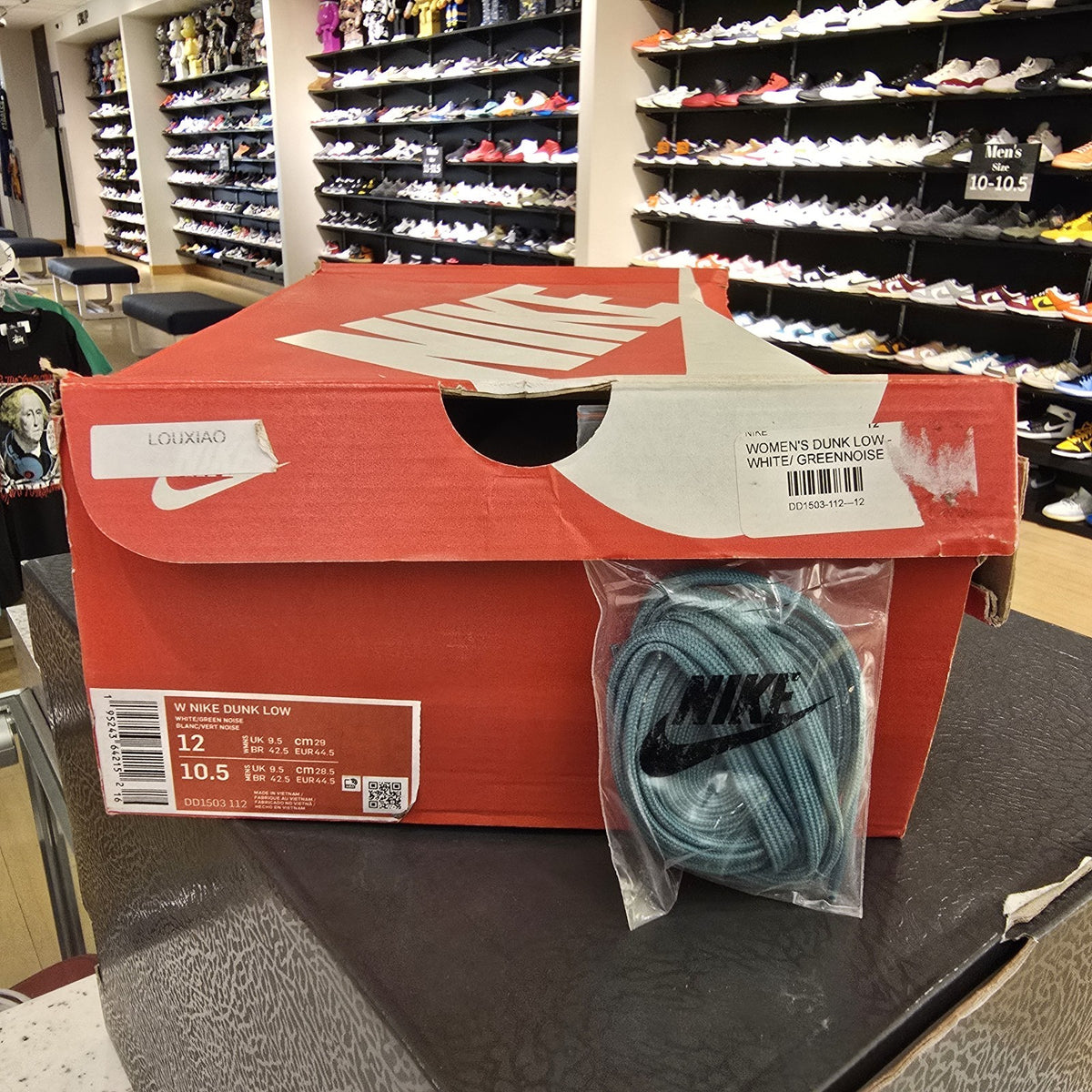 Size 12 - Nike Dunk Low Green Noise Women's 