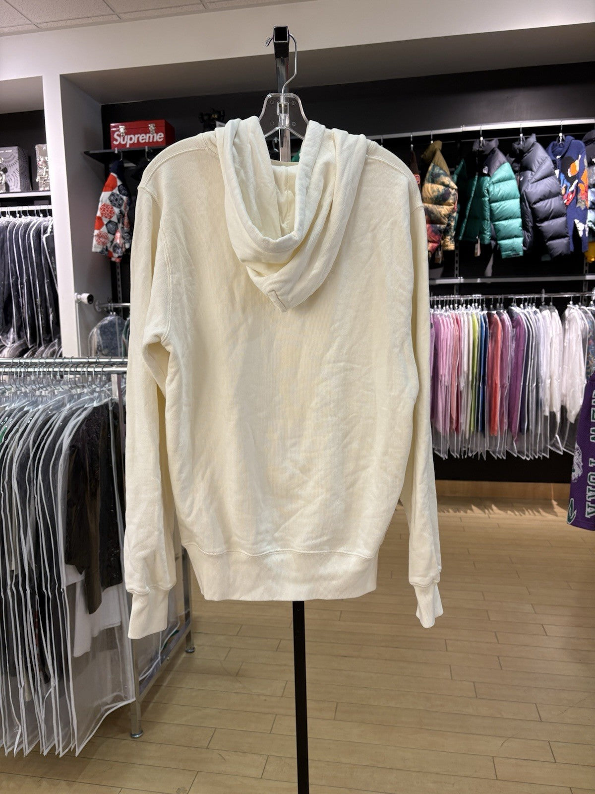 Ambush Fleece Workshop Hoodie Tofu/Black Size Small