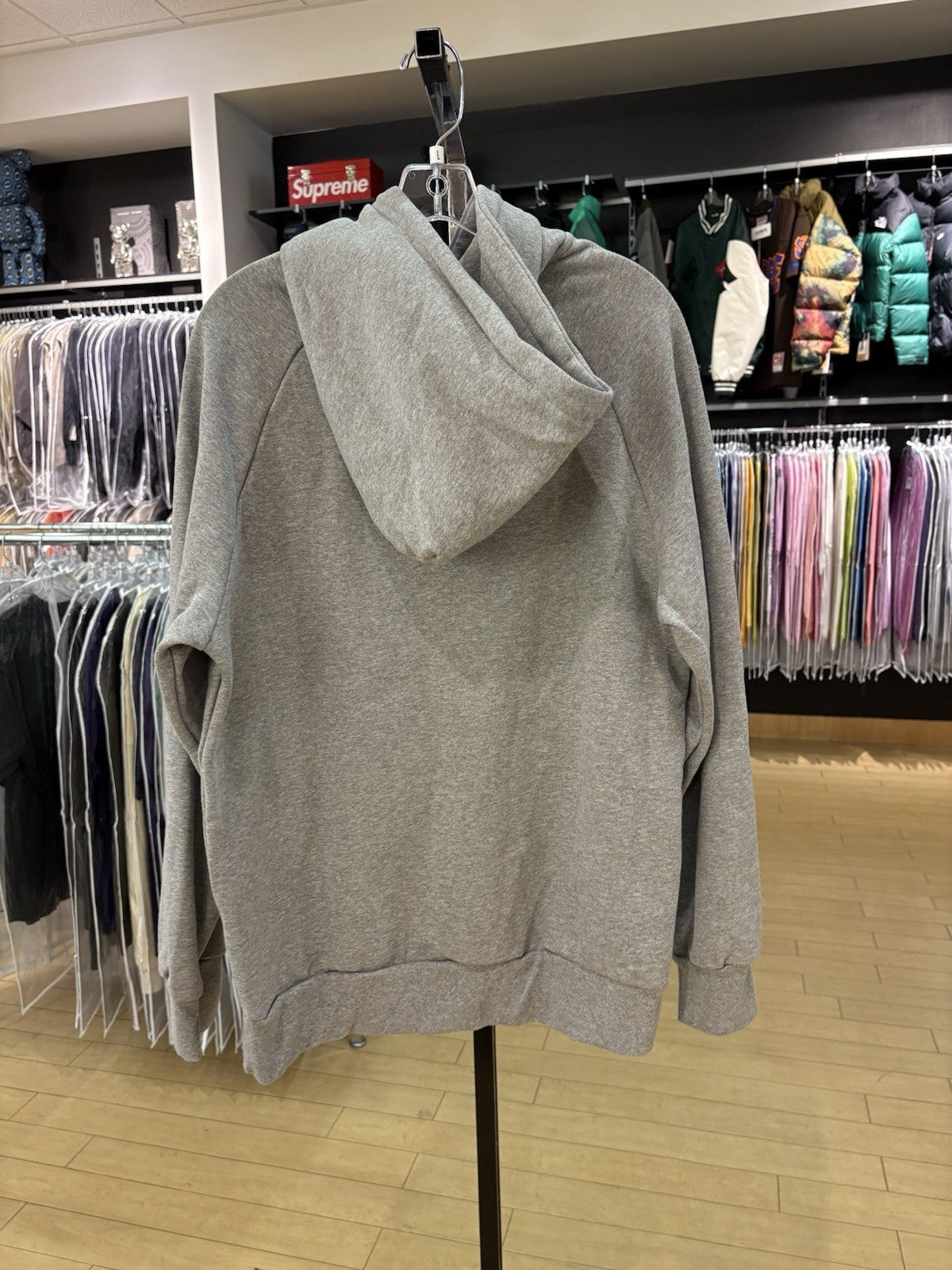 Trapstar Chenille Decoded Hoodie Grey Ice Flavours 2.0 Edition SZ L Small Defect