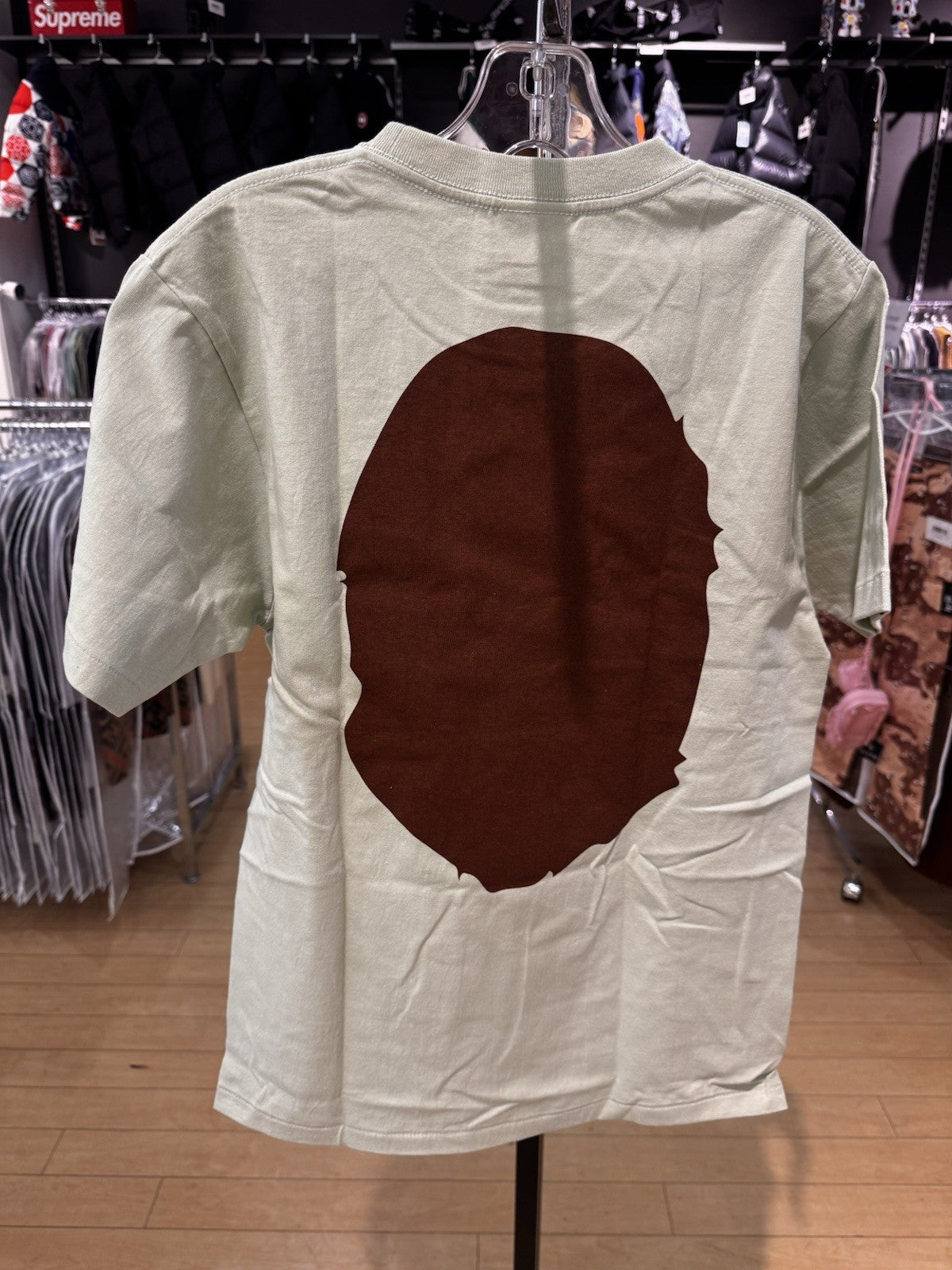 Bape Big Ape Head Tee Green Size Small 