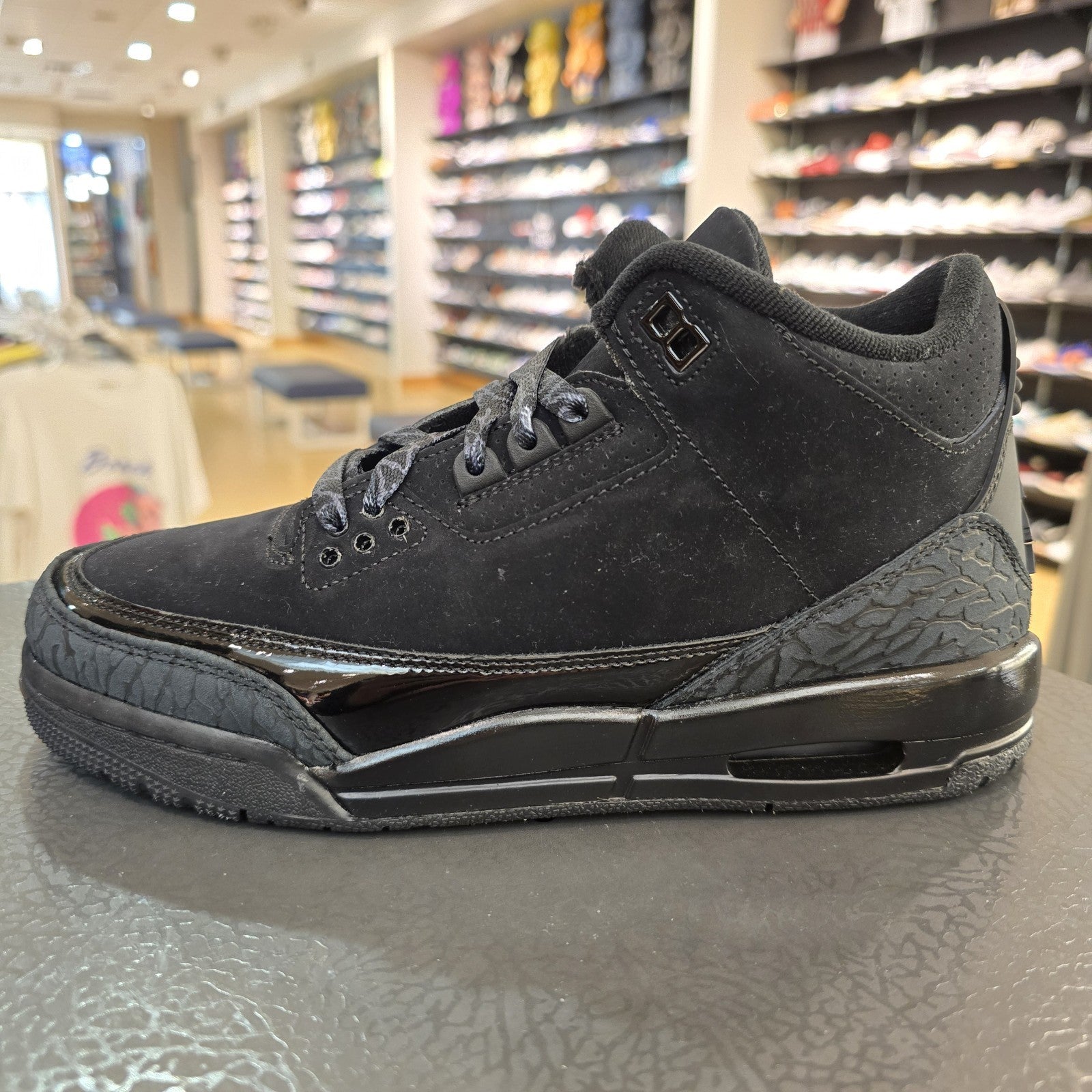 Size 6.5Y - Air Jordan 3 Retro Black Cat GS