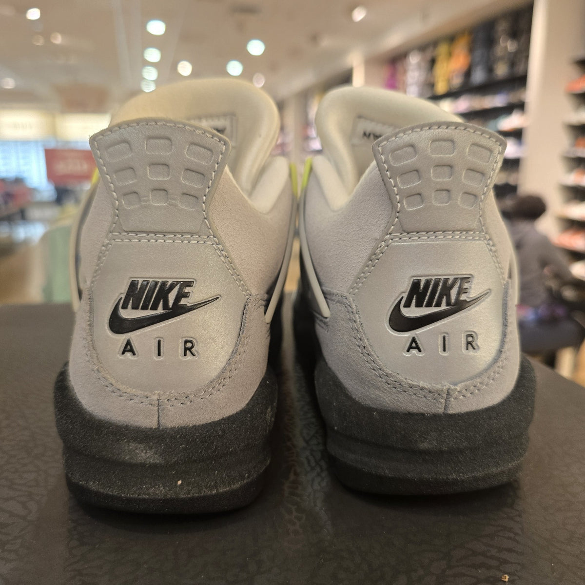 Size 4Y - Air Jordan 4 Retro Neon GS
