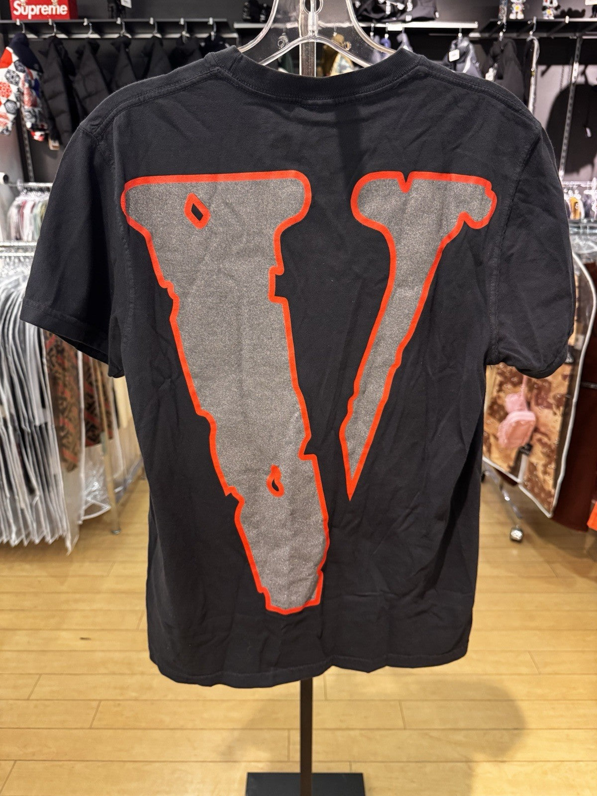 Juice Wrld X Vlone Man Of The World Tee Black Size Small
