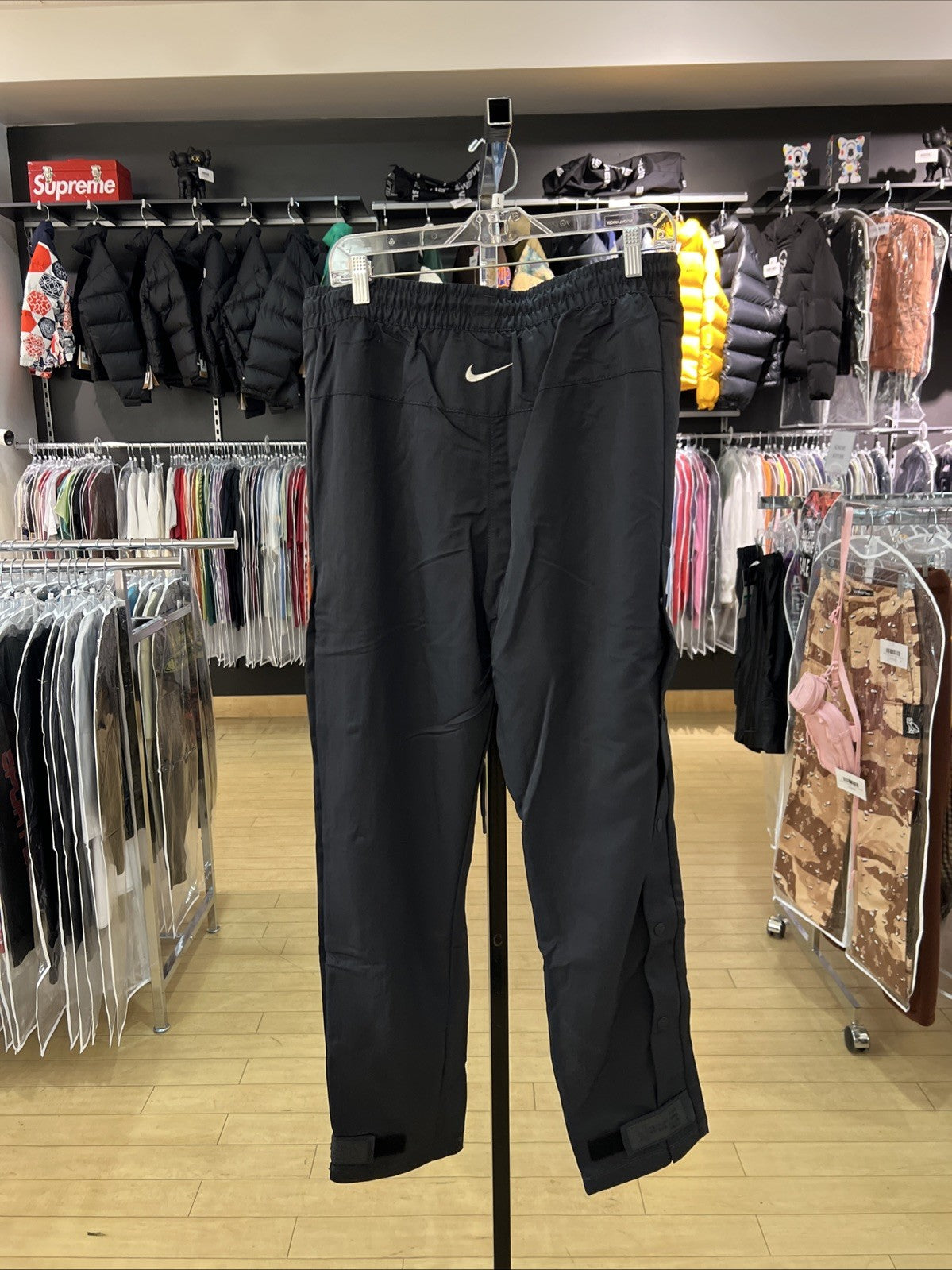 Nike x Fear Of God NBA NRG Warm Up Pant 'Off Black' Sz L