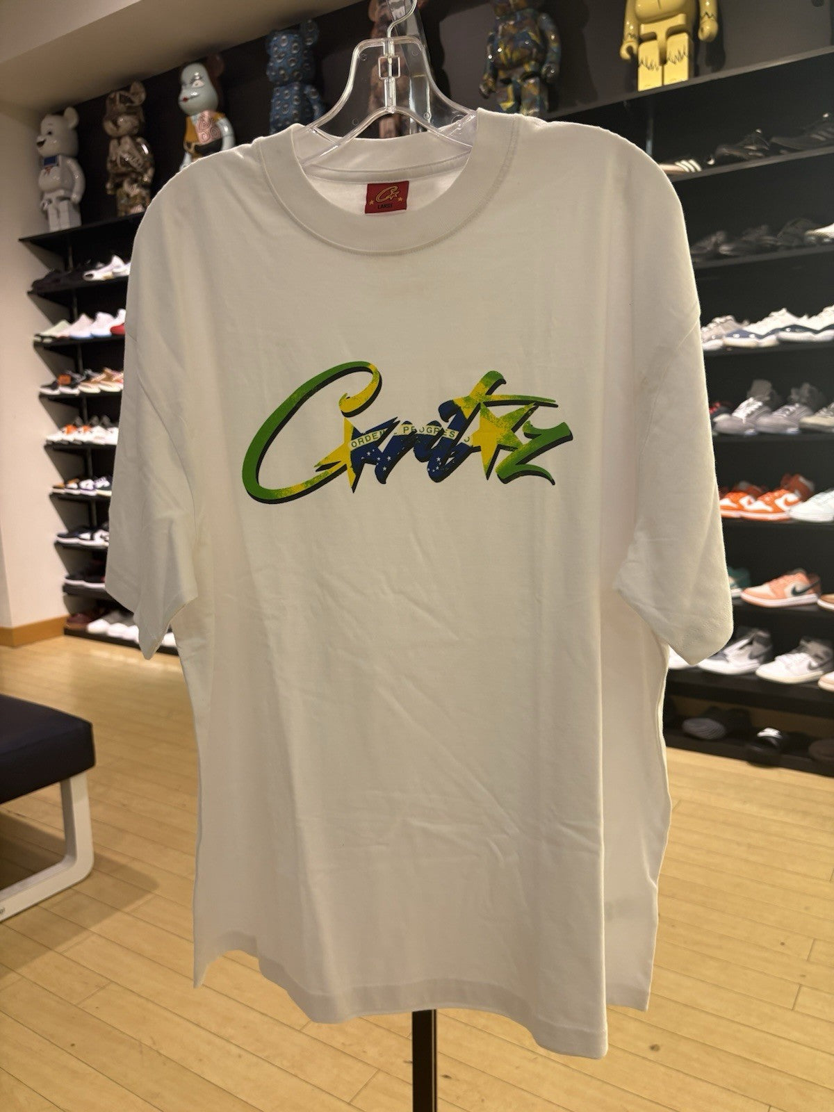 Corteiz Brasil Tee White Size M