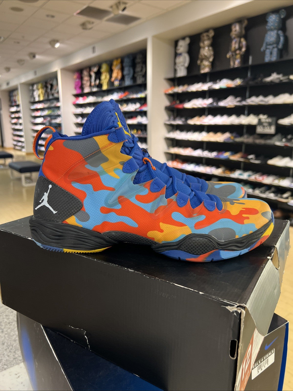 Nike Air Jordan 28 SE OKC Camo Sz 12 USED