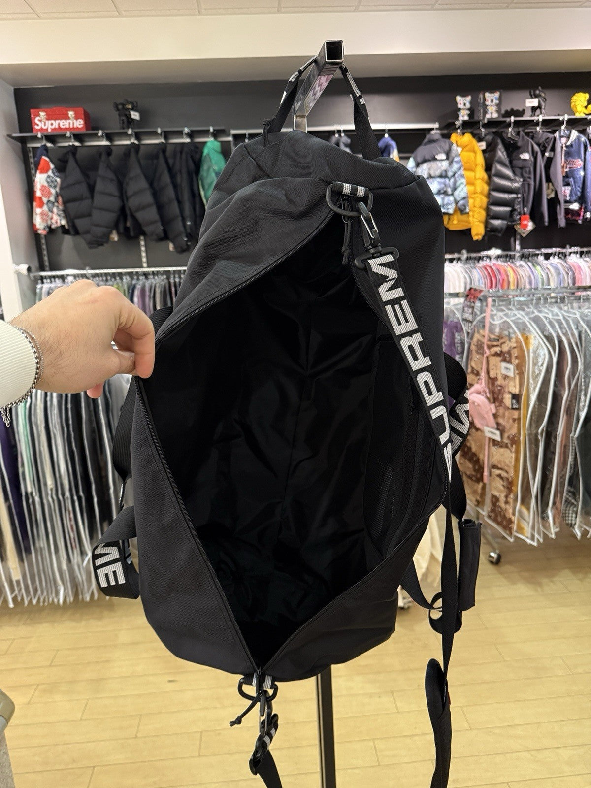 Supreme Duffle Bag Black (SS18)