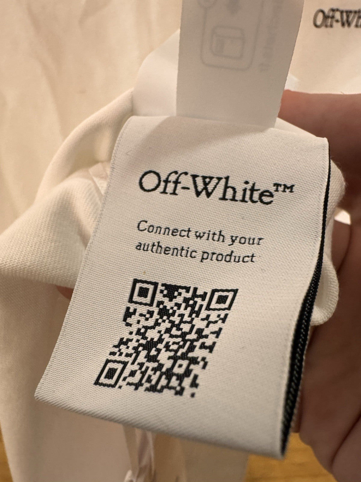 Off-White Scratch Arrow Tee SN34 White Men's Size M