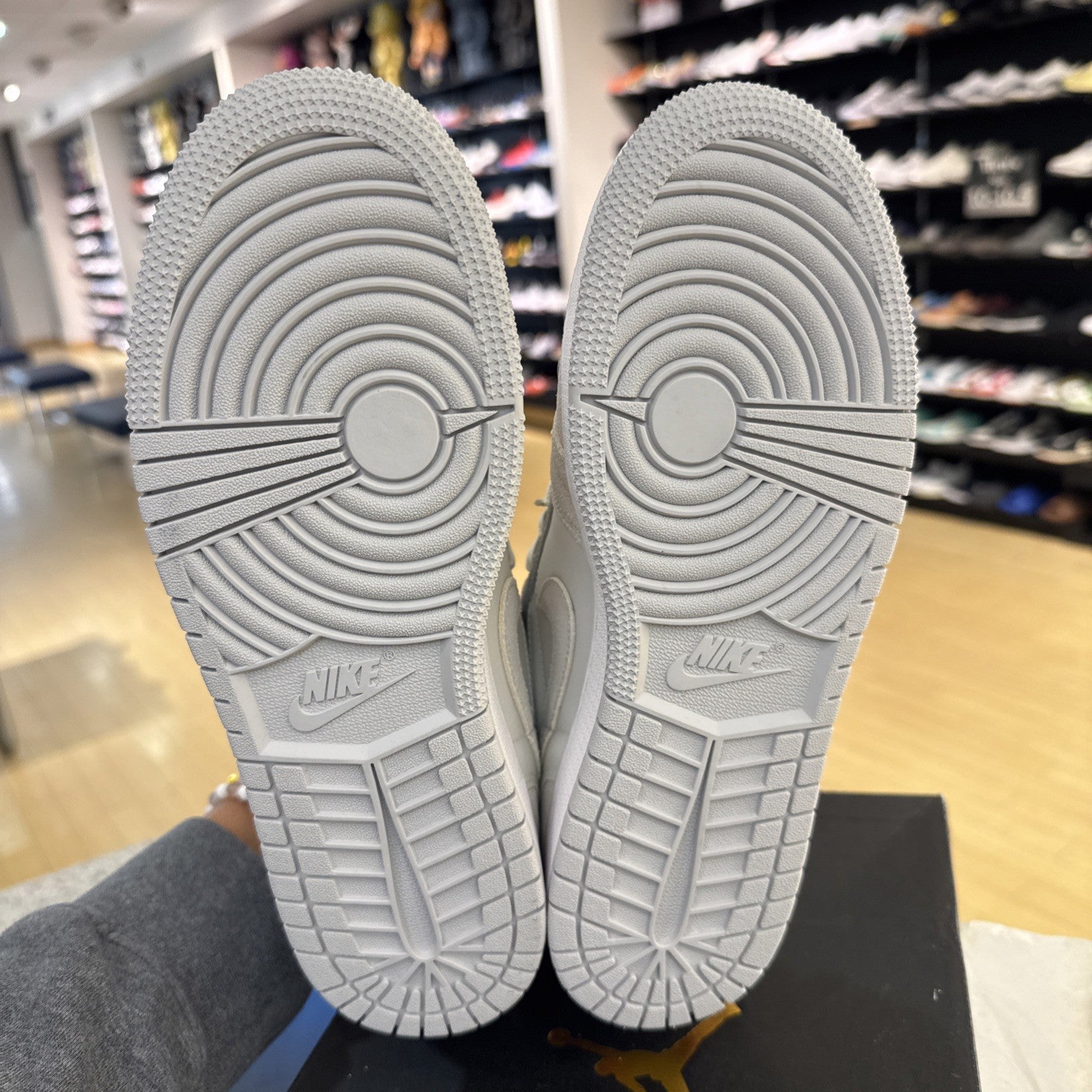Size 6.5 (GS) - Jordan 1 Low SE Craft Inside Out - Tech Grey