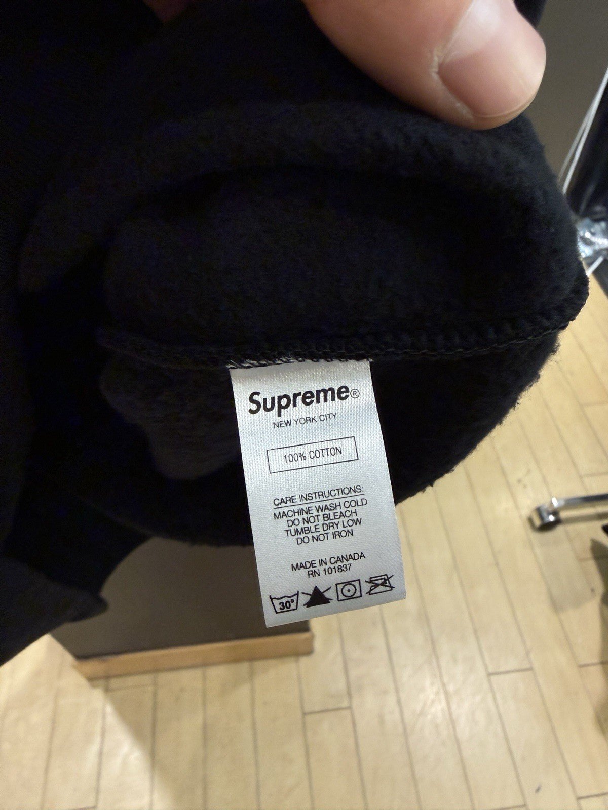 Supreme Marvin Gaye Hooded Sweatshirt Black (SS18) Sz XL