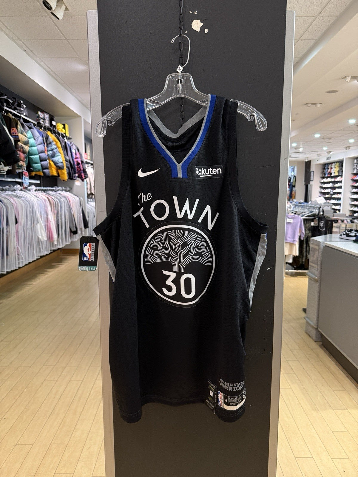 Nike NBA Golden State Warriors Stephen Curry Basketball Jersey Sz XXL