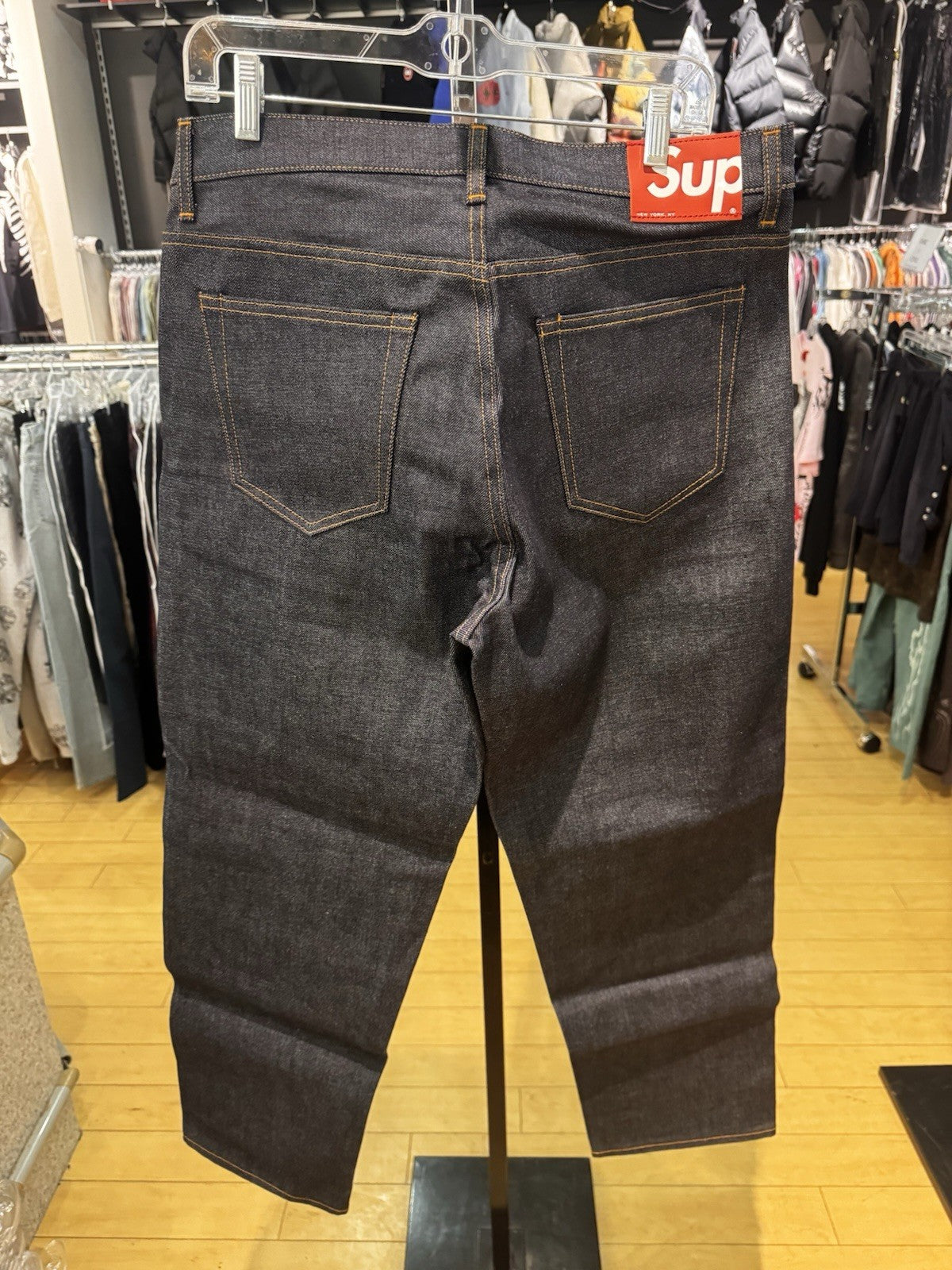 Supreme Rigid Loose Fit Selvedge Jean Rigid Indigo Size 32