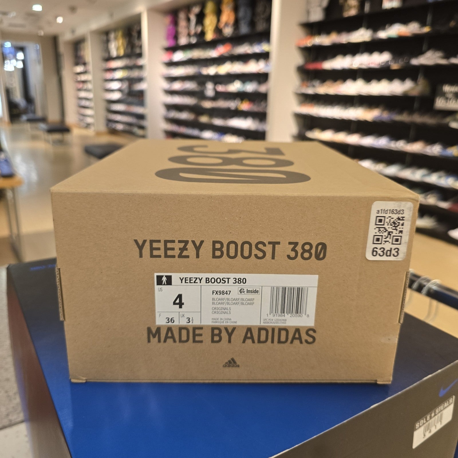 Size 4 - adidas Yeezy Boost 380 Blue Oat Reflective