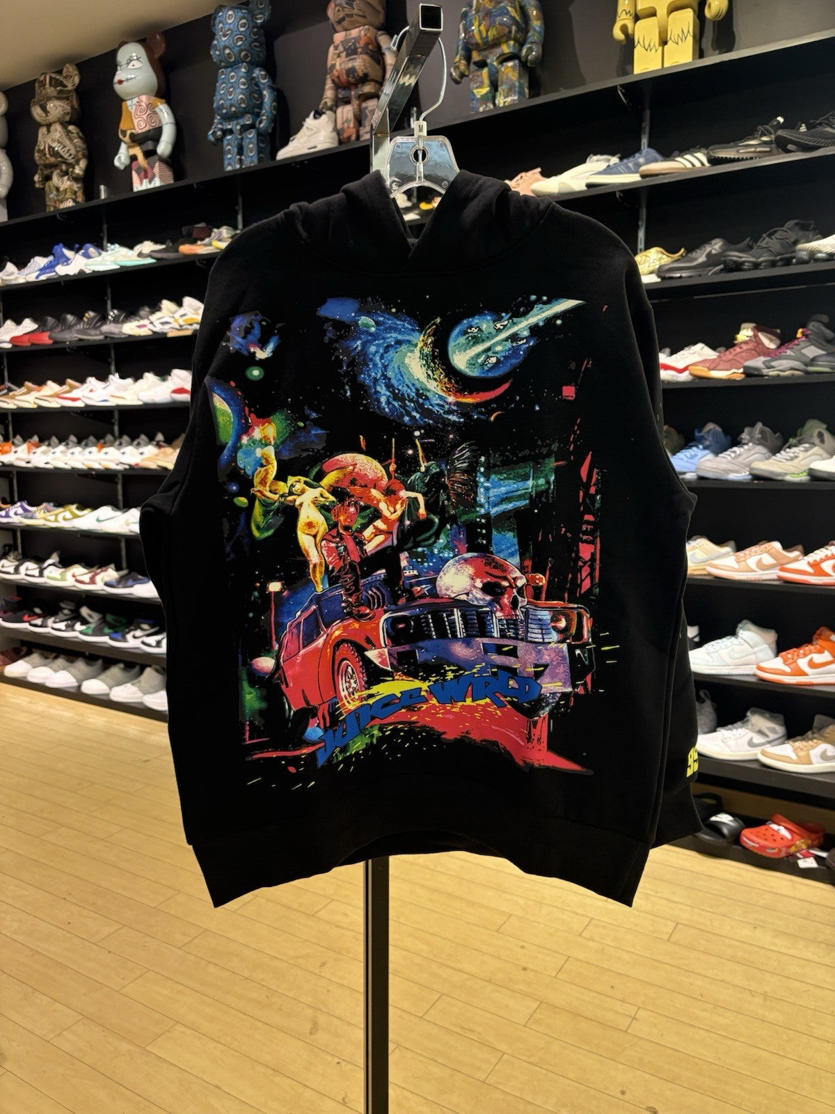 Juice WRLD x VLONE Limited Edition Cosmic Graphic Pullover Hoodie Size L 
