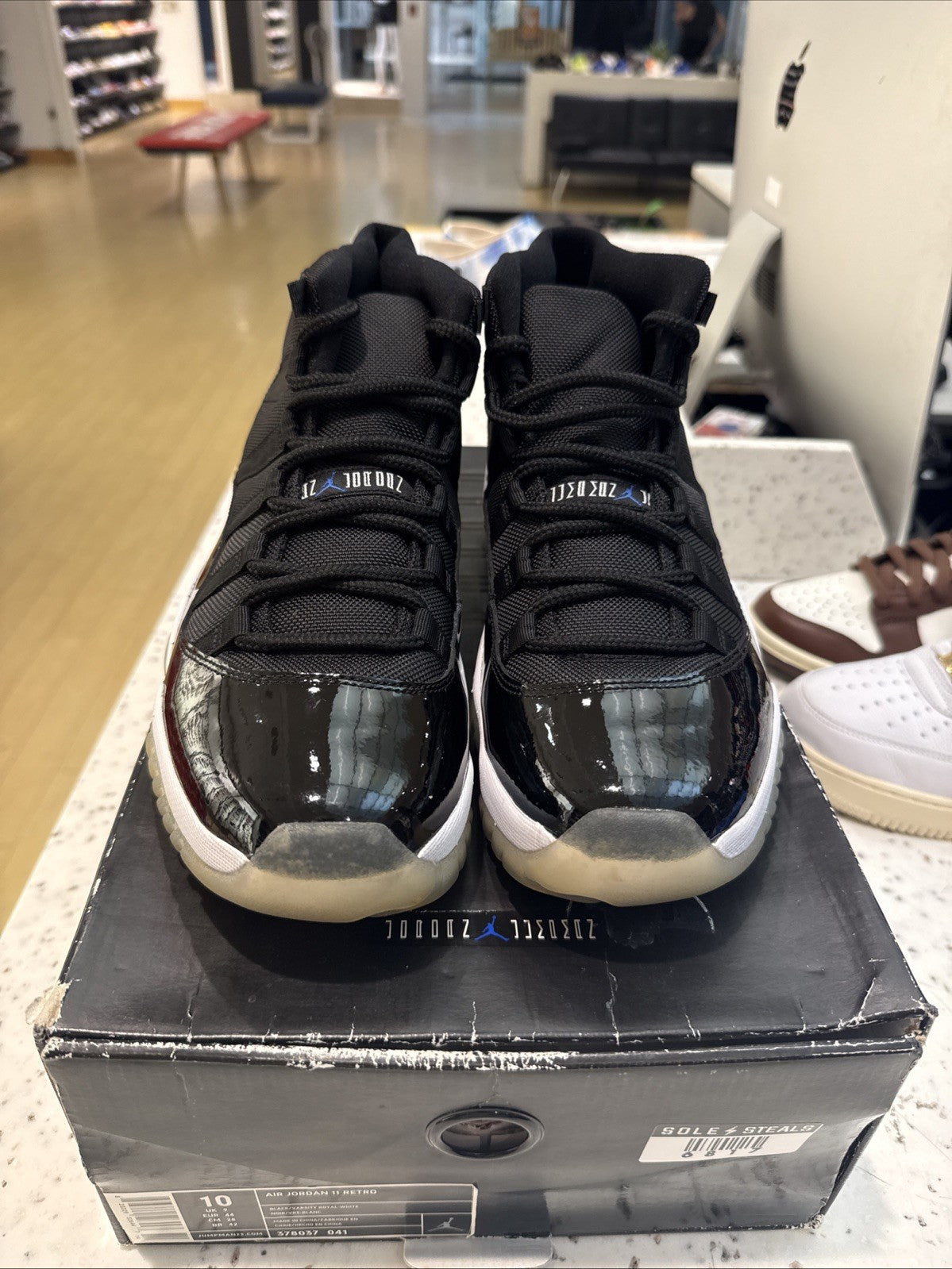 Size 10 - Air Jordan 11 Retro 2009 Space Jam