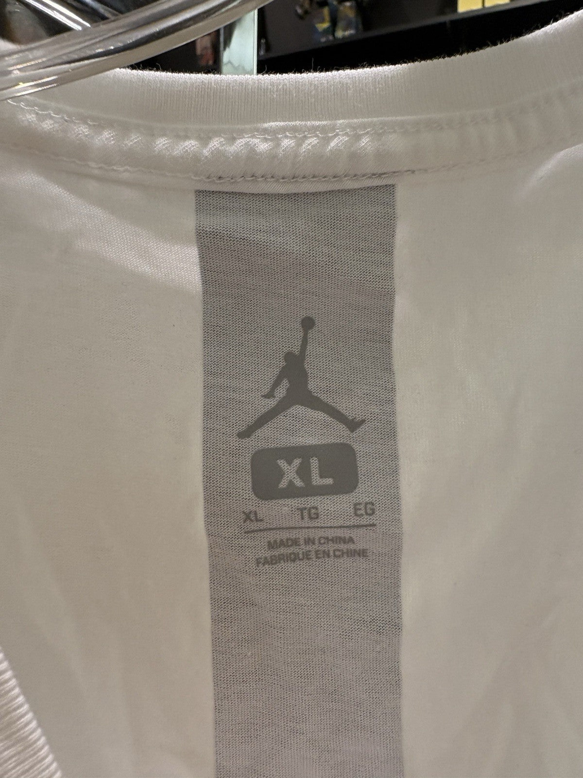 Jordan 11 Jumpman 23 Men's T-Shirt White/Blue/Black Size XL
