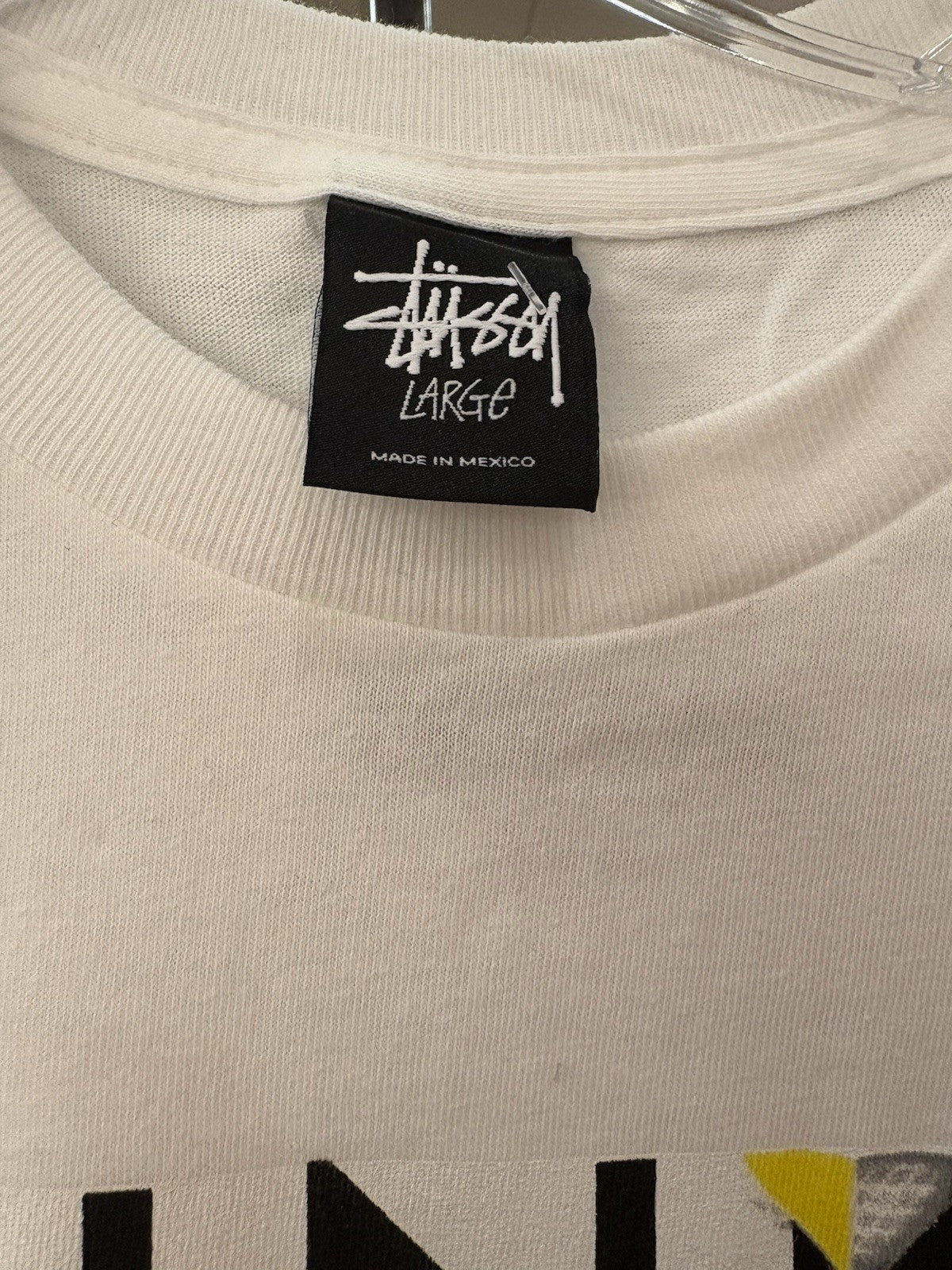 Stussy Funky Fresh Gear For Those Livin Large!! Tee 'White' Sz Large 