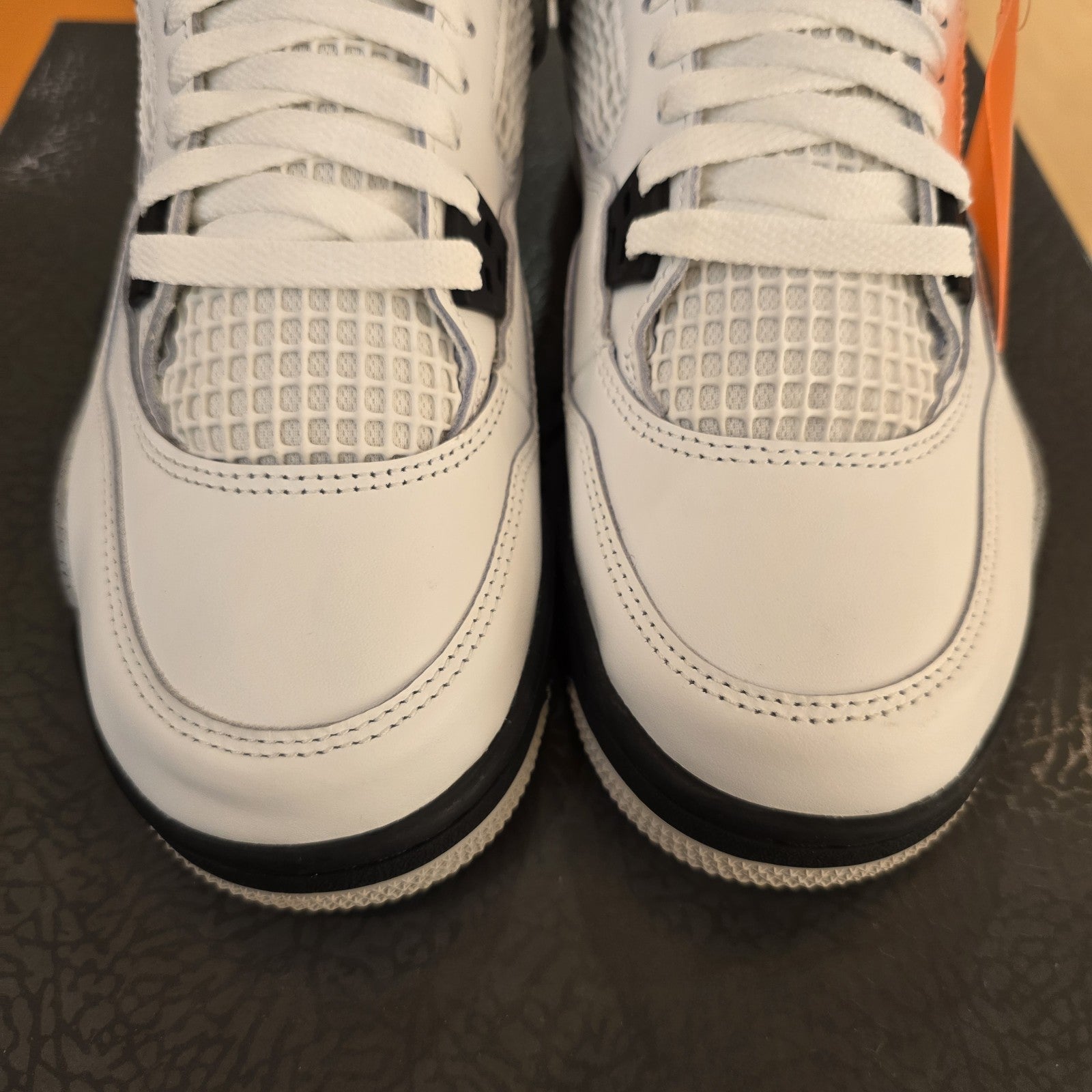 Size 7Y - Air Jordan 4 Retro OG White Cement