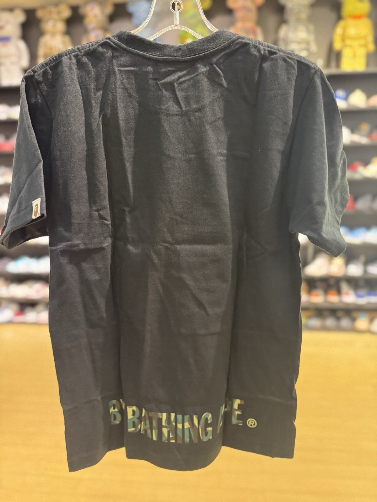 Bape Trial Camo Ape Face Sta Tee Black Green
