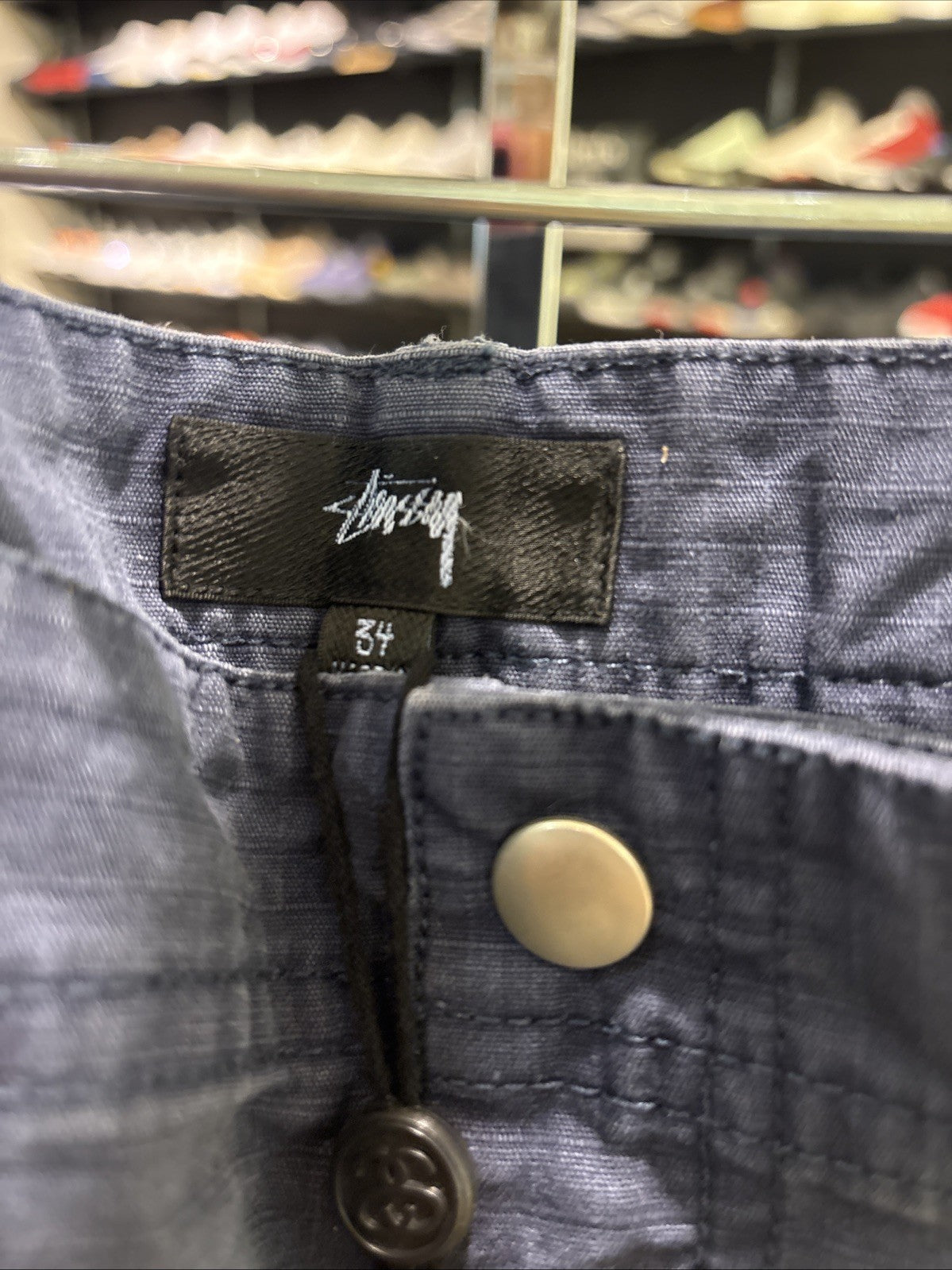 Stussy Field Pant Blue Size 34”