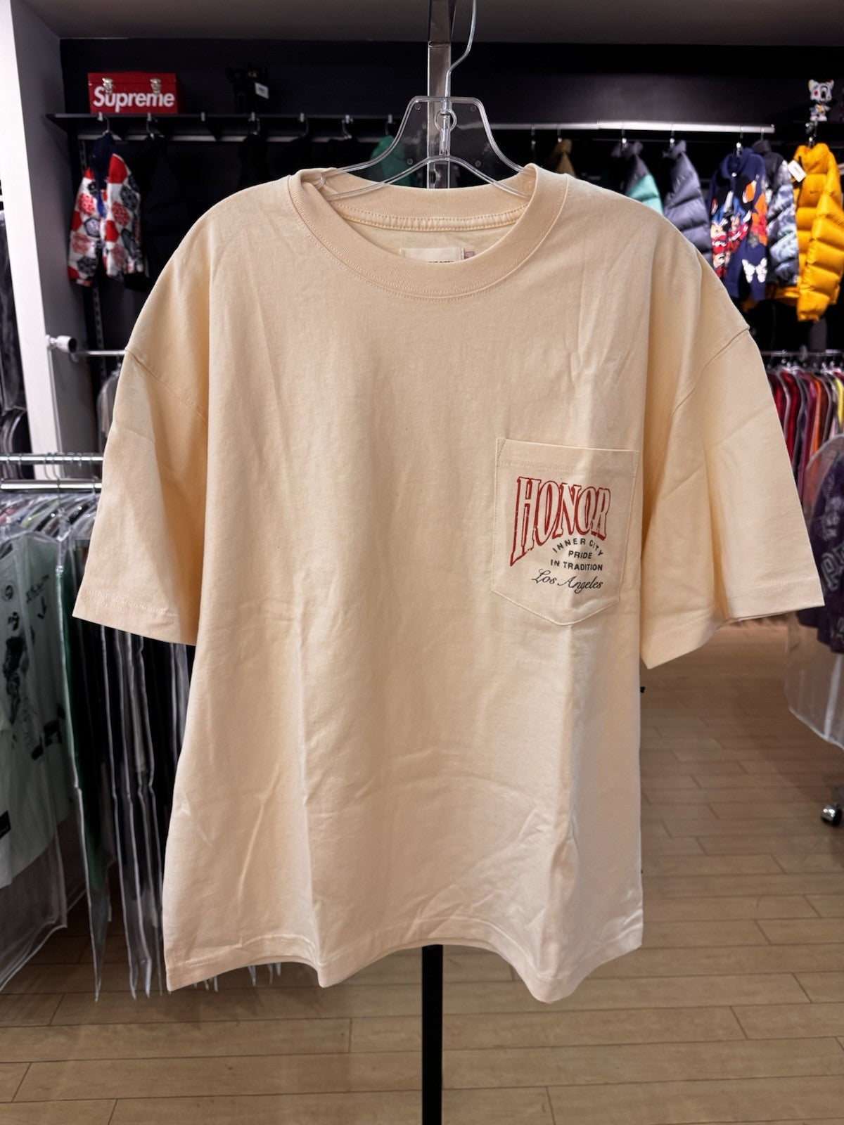 Honor The Gift Cigar Label SS Tee Bone Size L