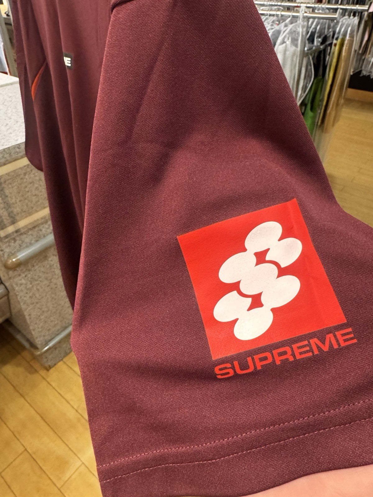 Supreme Crest Soccer Jersey Maroon Size XL