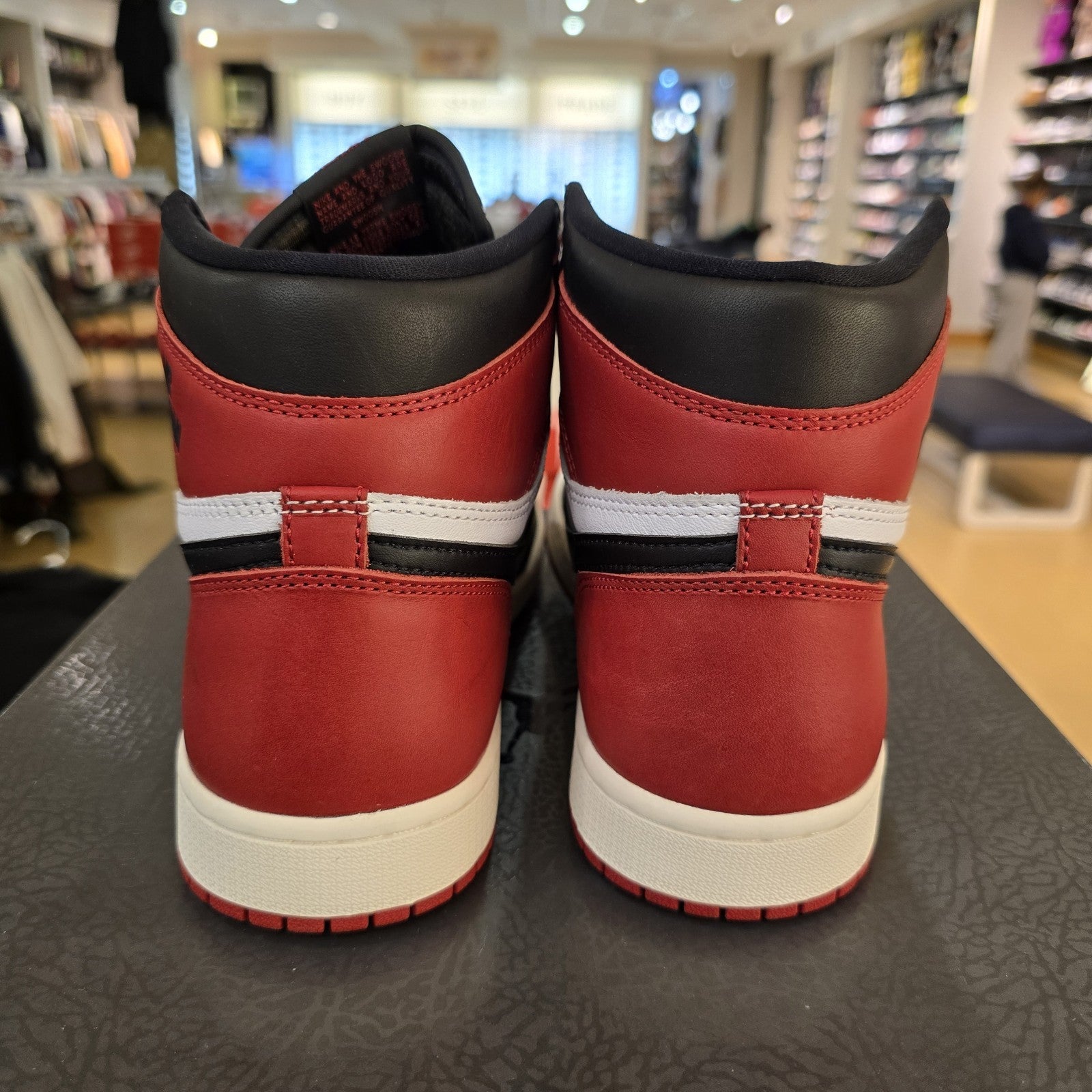 Size 9.5 - Air Jordan 1 Retro OG High Black Toe Reimagined