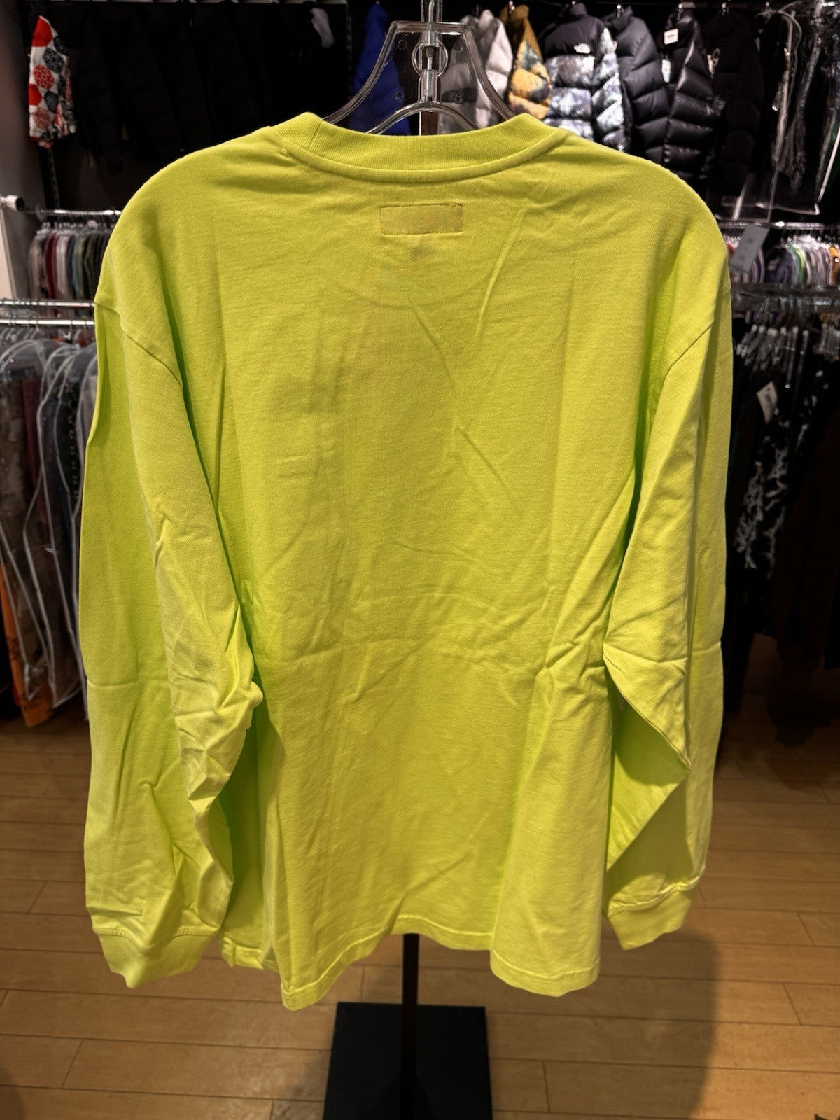 Supreme Small Box Logo Long Sleeve Tee FW24 Bright Green Size M