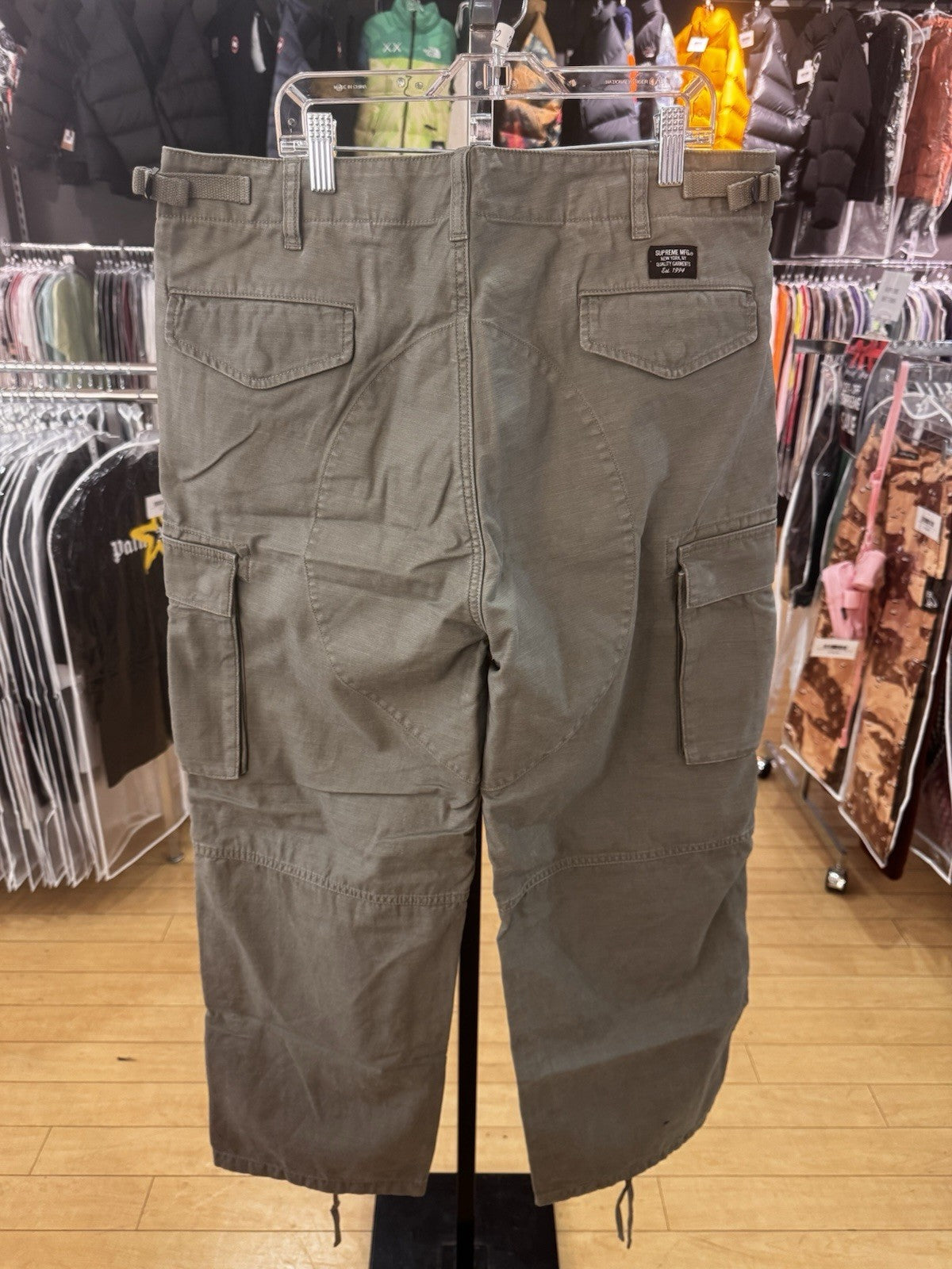 Supreme Olive Cargo Pants Size 32