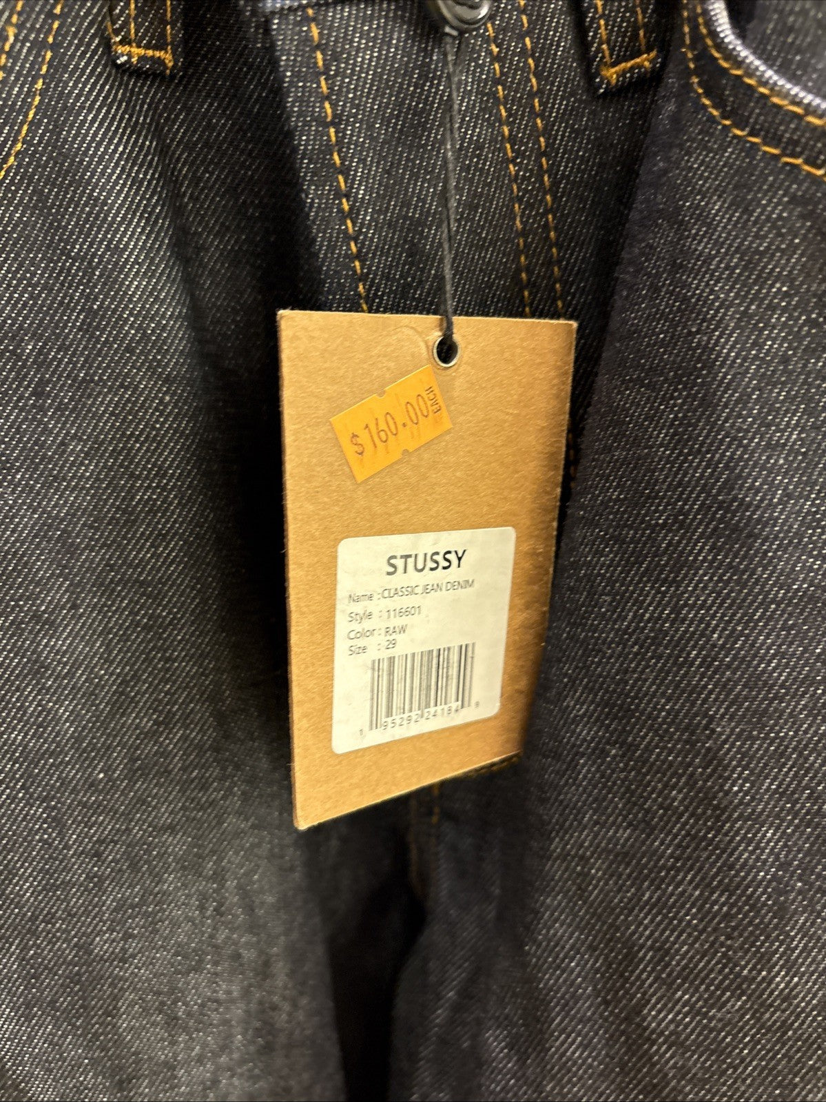 Stussy Classic Jean Denim Raw Size 29