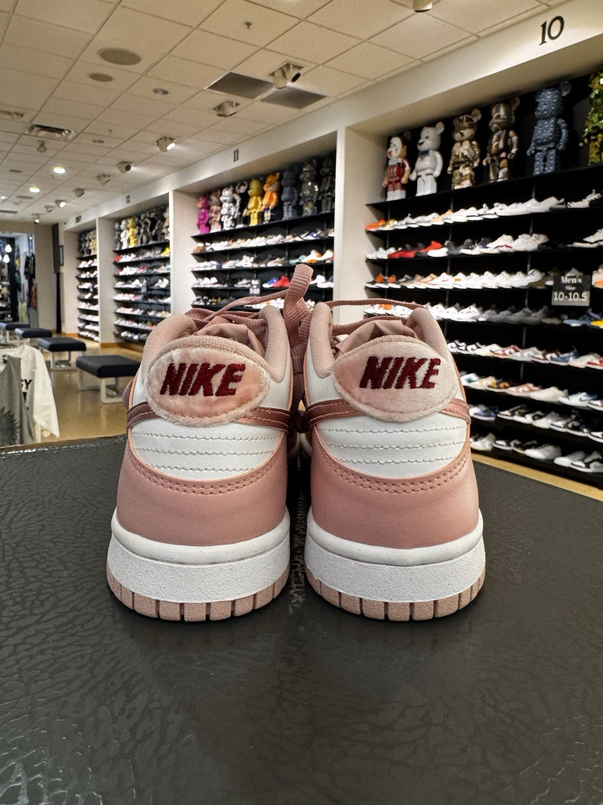 Nike Dunk Low Pink Velvet Size 5.5Y