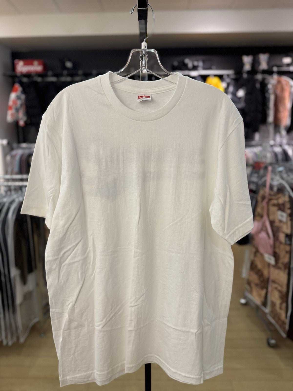 Supreme Backwards White T Shirt Size Large