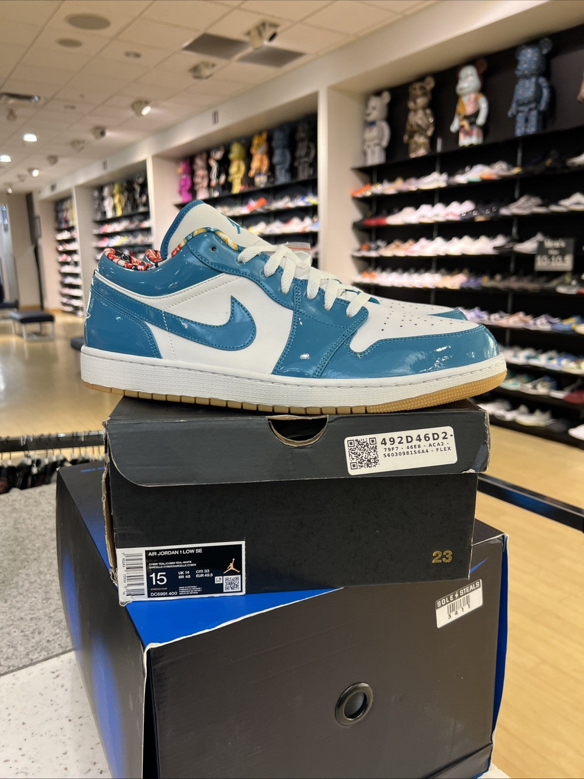Jordan Air Jordan 1 Low Barcelona Blue/White/Red Sz 15