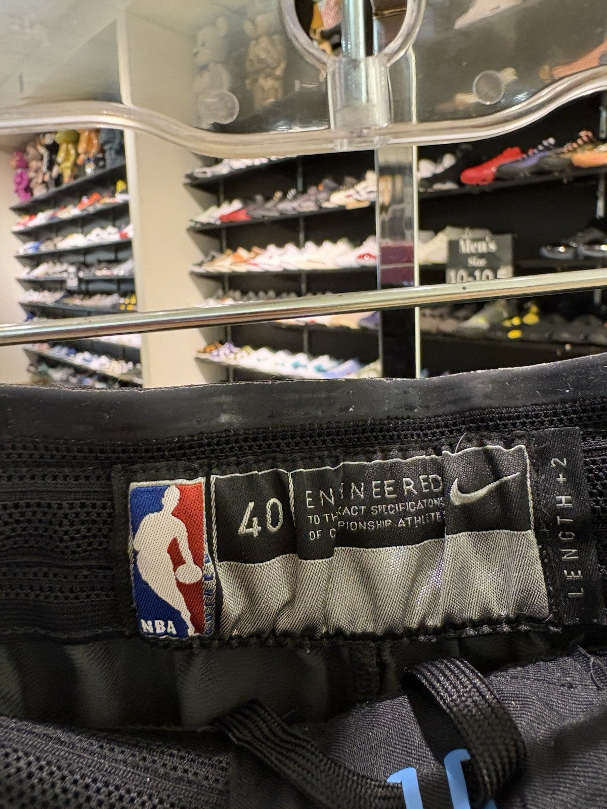 Sacramento Kings Nike Swingman Shorts Mens Large Black NBA Basketball Size 40