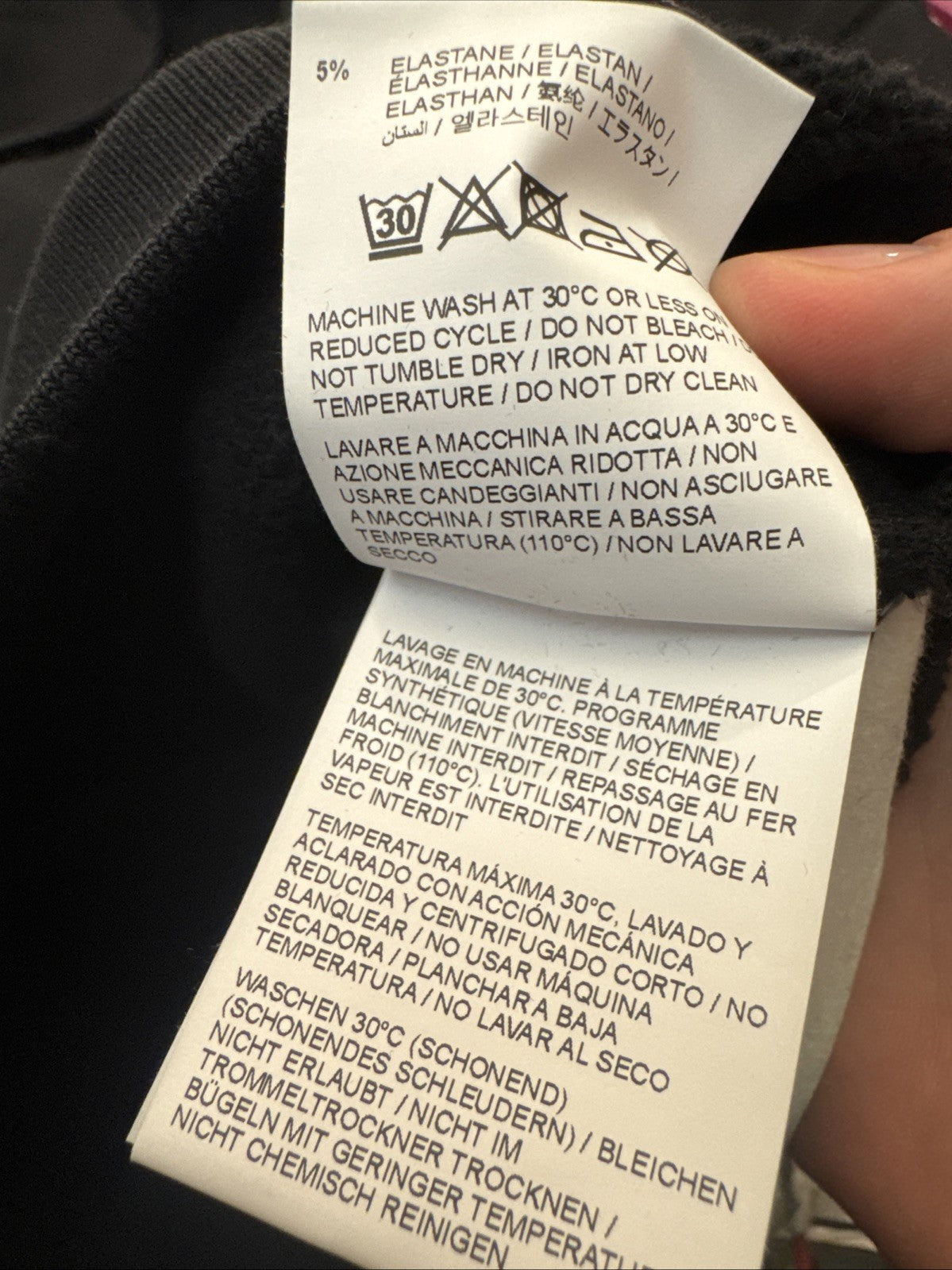 Off-White Airport Tape Zipup Hoodie Black Size Small