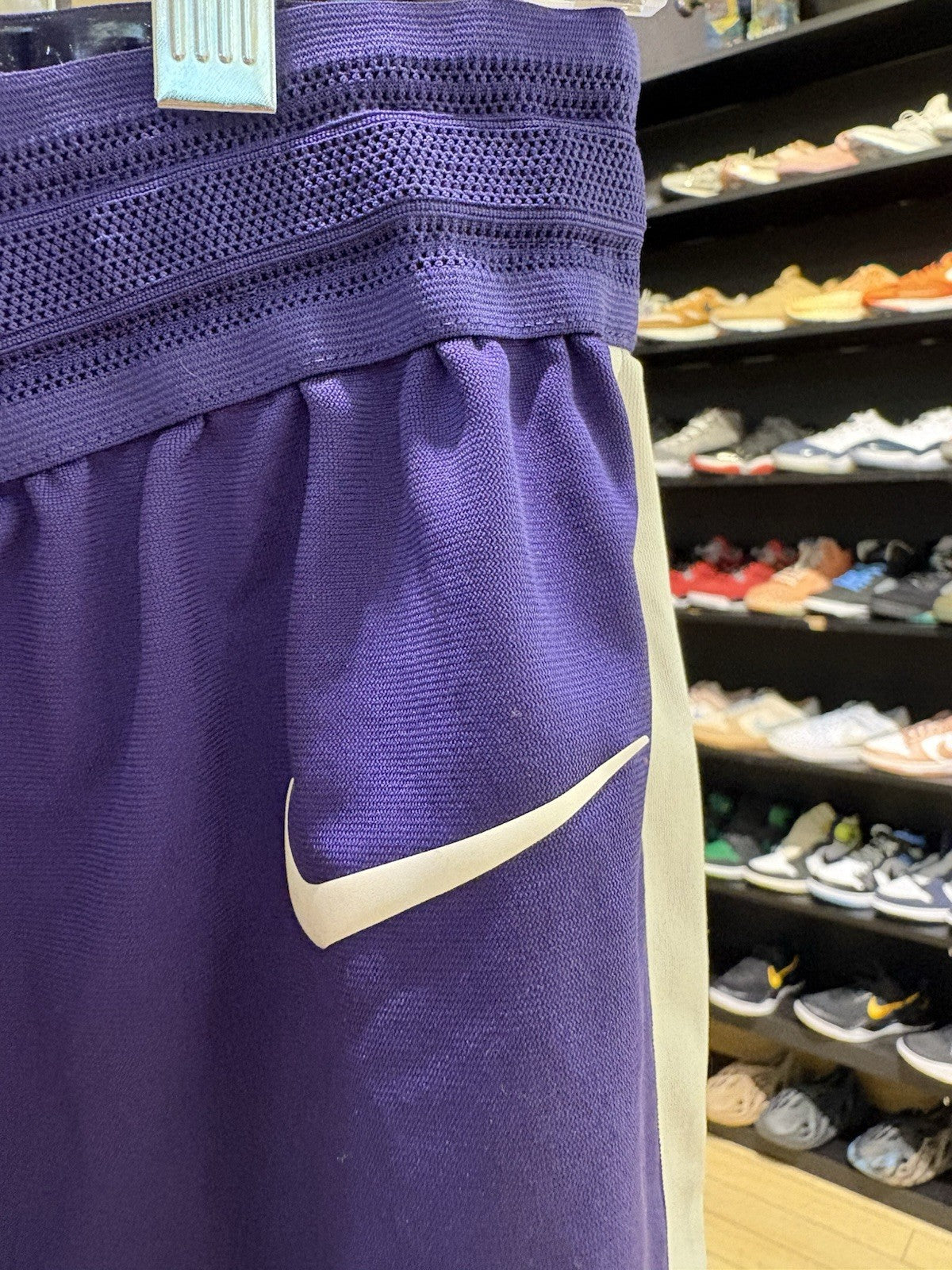 Nike NBA Phoenix Suns Icon Edition Swingman Shorts Court Pourple/Orange/White