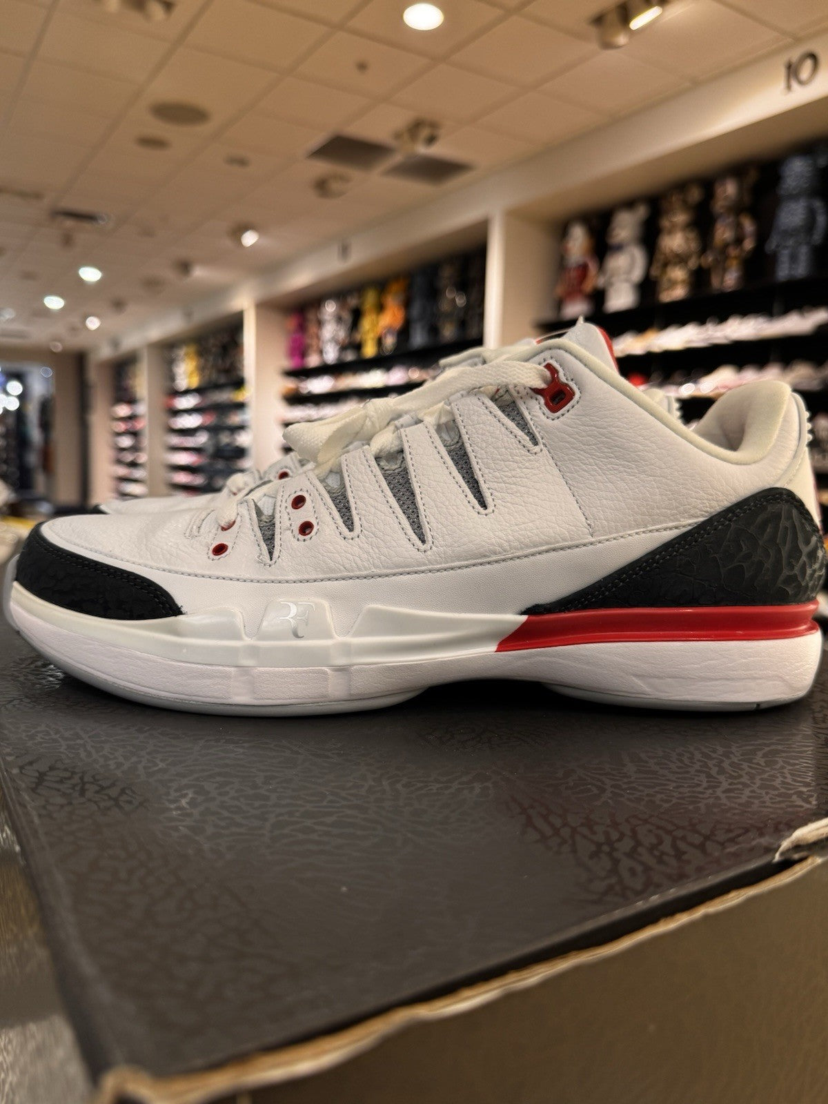 Nike Zoom Vapor Tour AJ3 Fire Red Size 11