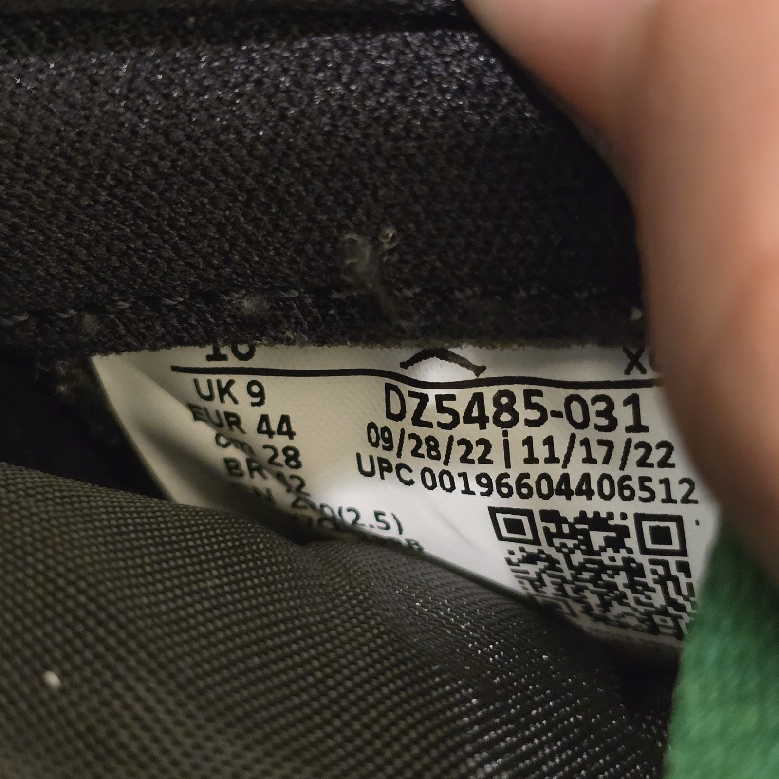 Size 10 - Air Jordan 1 Retro OG High Lucky Green